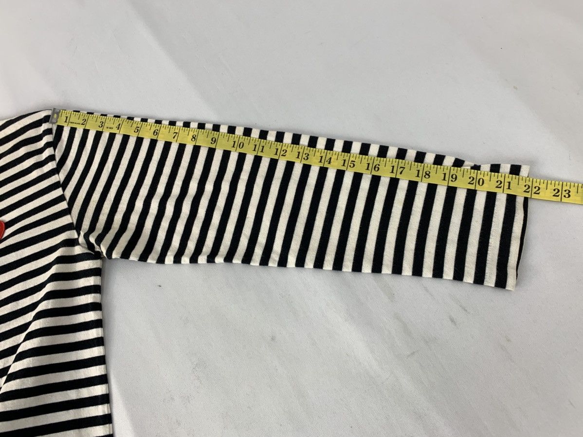 Comme des Garcons PLAY Comme Des Garcon Play Striped Longsleeve Tee Tshirt Size M / US 6-8 / IT 42-44 - 10 Thumbnail