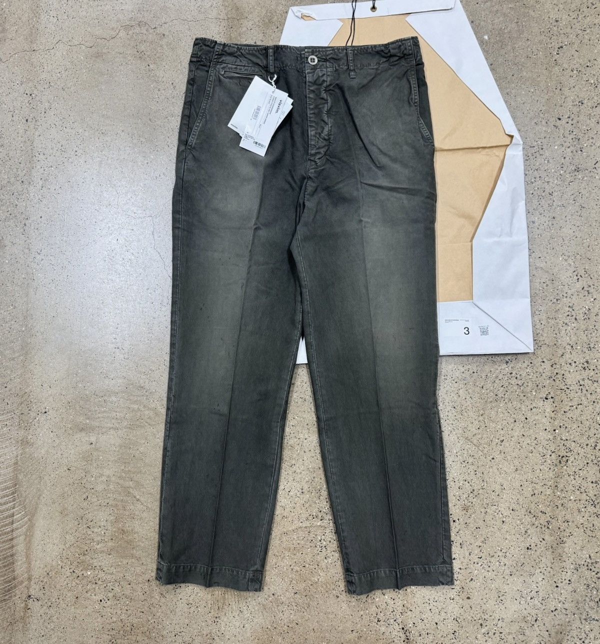 Visvim Visvim 22aw CHINO PANTS HW TAPER DMGD Size US 34 / EU 50 - 1 Thumbnail