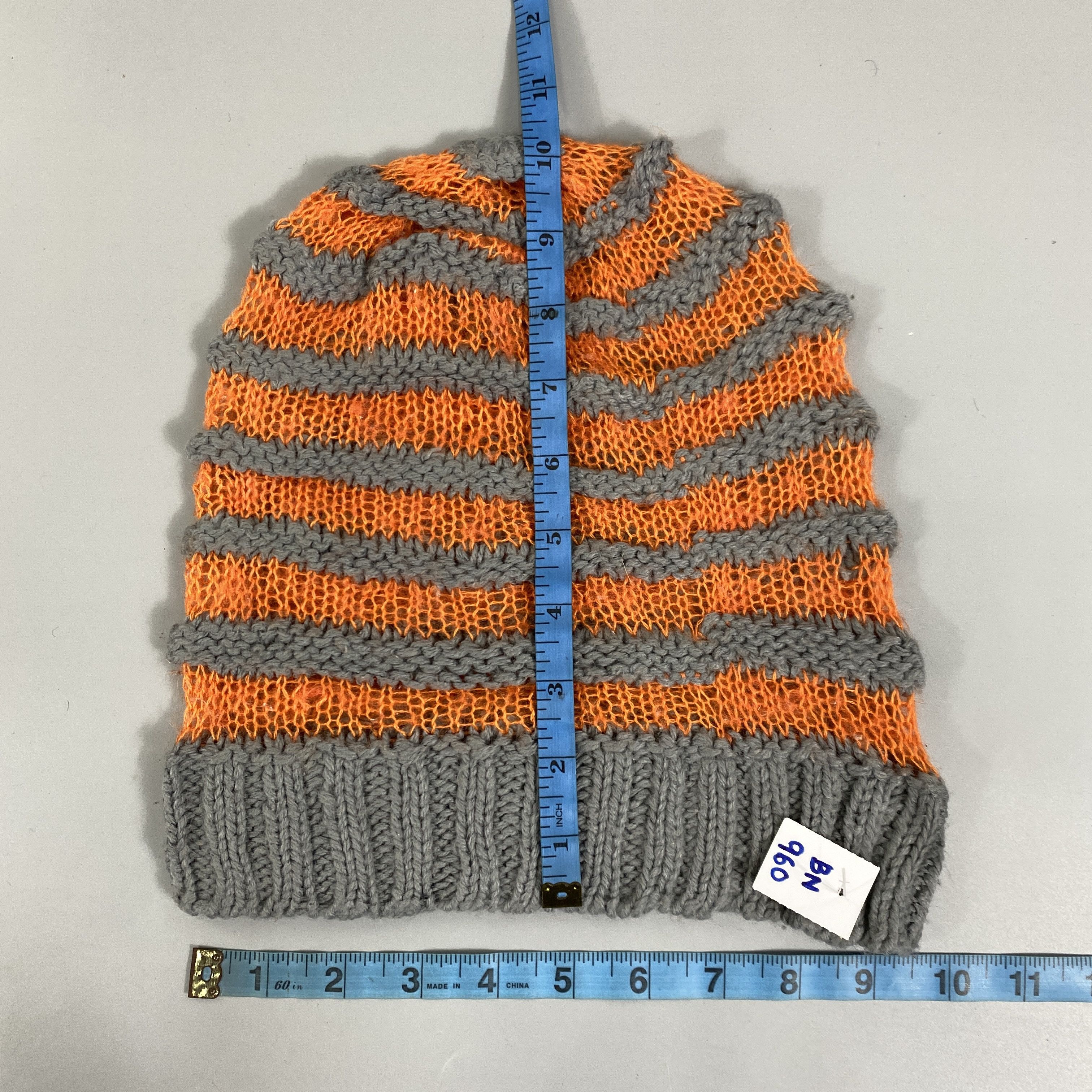 Japanese Brand Vintage Striped Snow Cap Beanie Hat -BN960 Size ONE SIZE - 5 Thumbnail