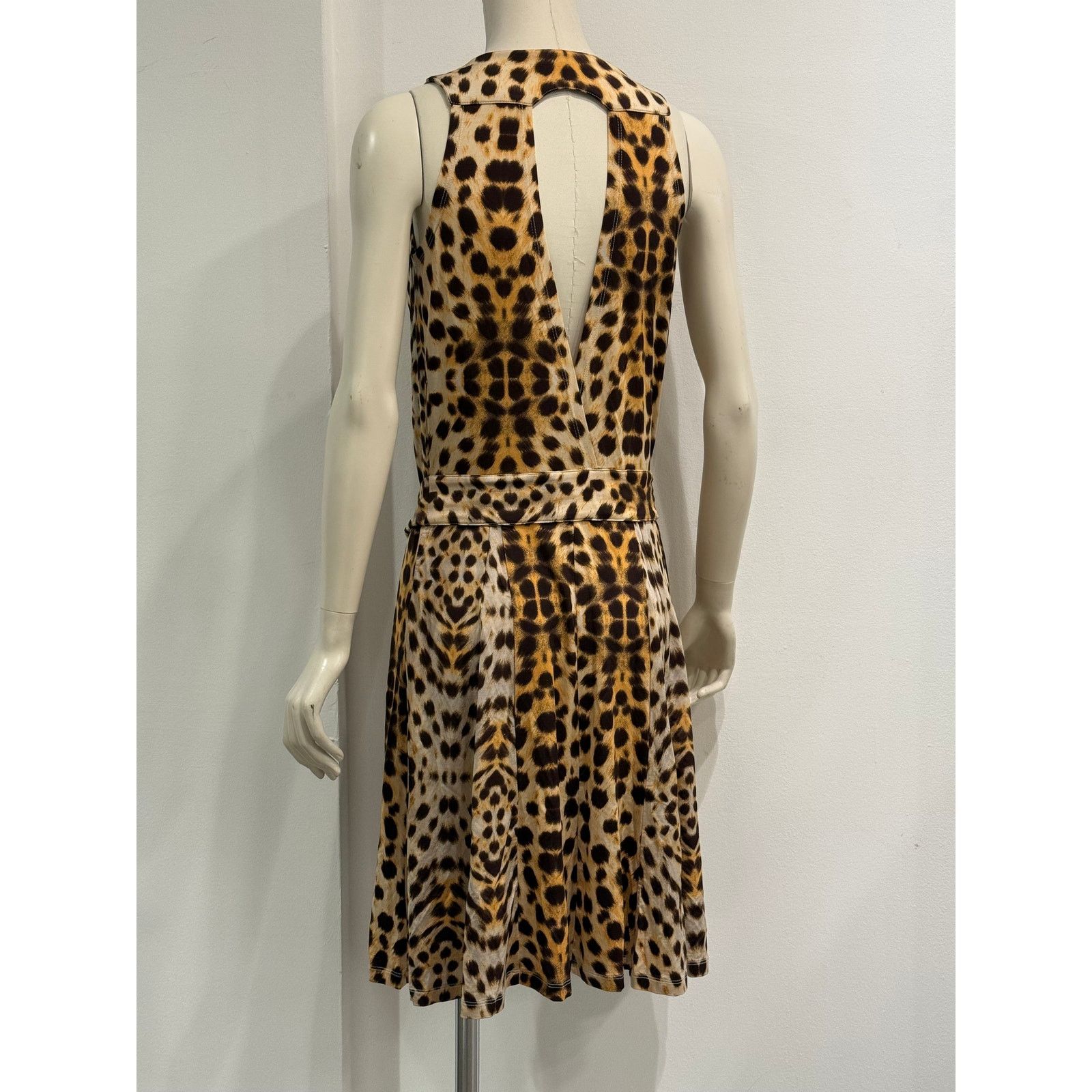 Roberto Cavalli 2000s Roberto Cavalli leopard print dress Size L / US 10 / IT 46 - 10 Thumbnail