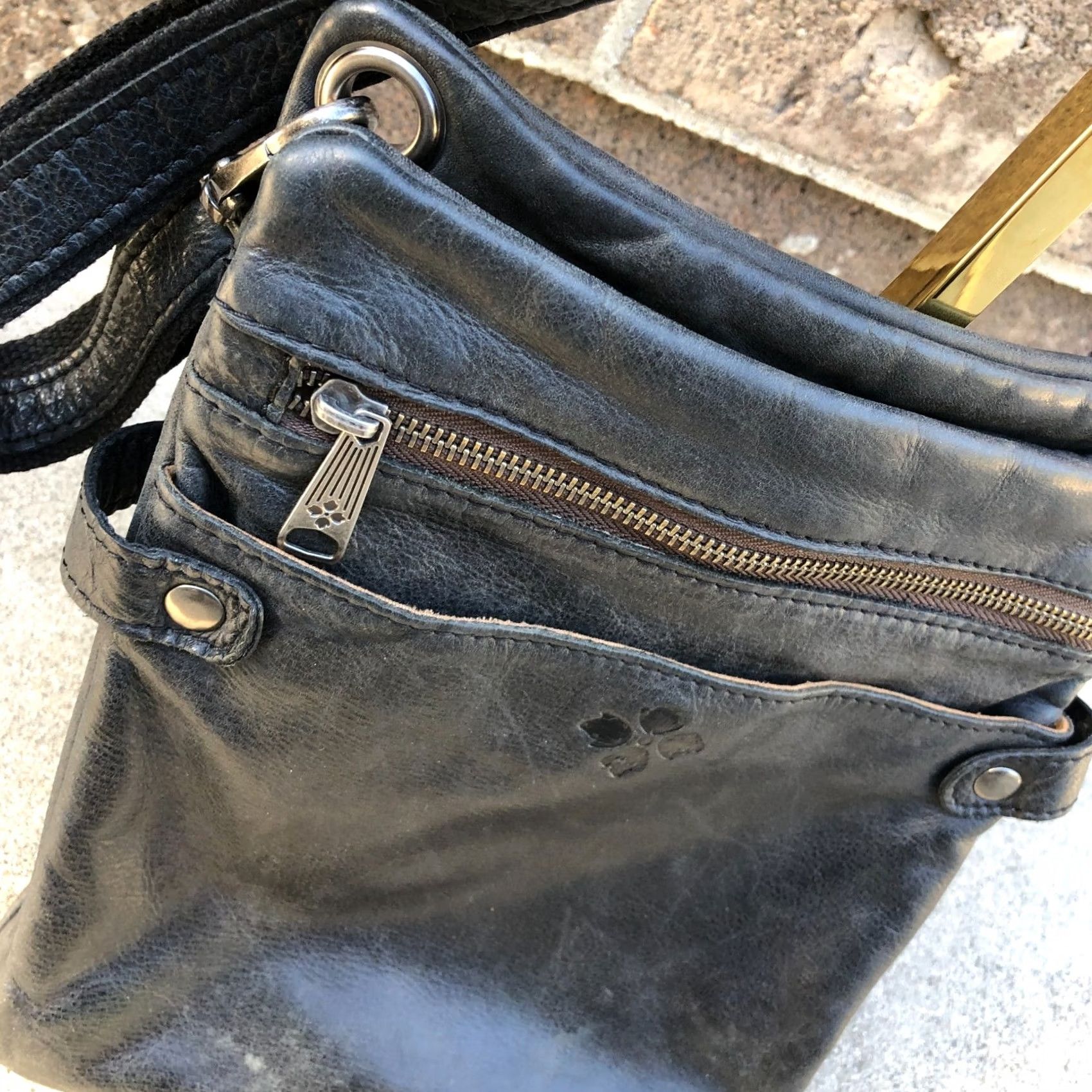 Patricia Nash PATRICIA NASH Crossbody Purse Bag Black Leather Square Women's Small 10.5" W x 9" H Strap Crossbody Designer Size ONE SIZE - 5 Thumbnail