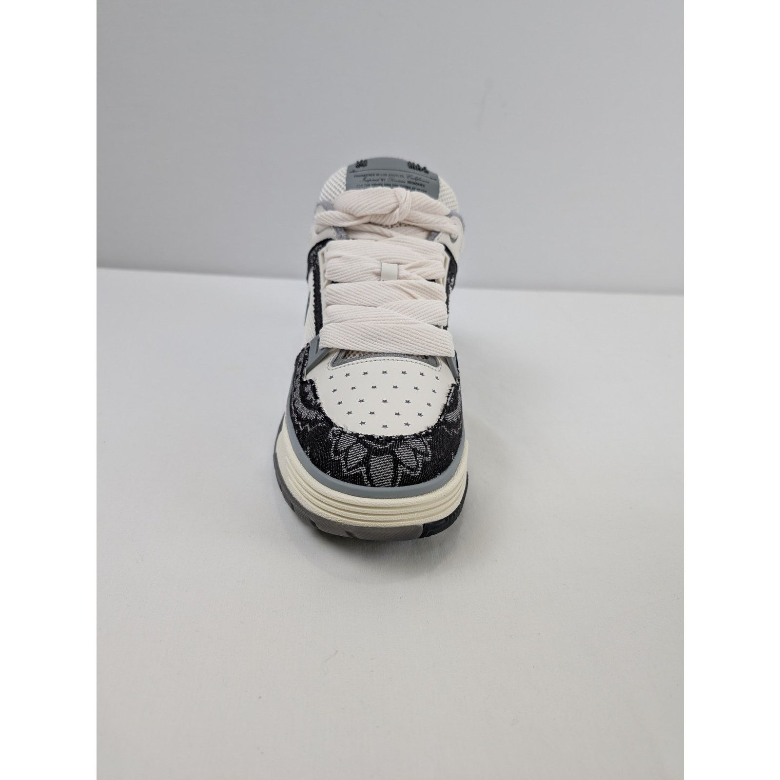 Amiri o1rshd1 Bandana Denim MA-1 Sneakers in Black Size US 11 / EU 44 - 15 Thumbnail