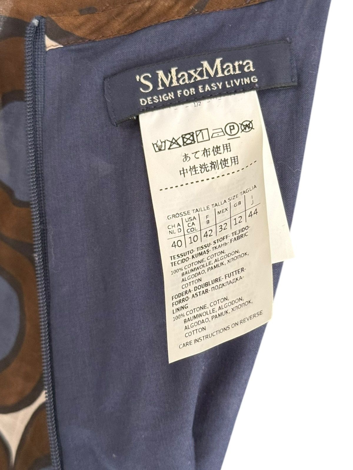 Max Mara Dress Max Mara New 100% Cotton Size L / US 10 / IT 46 - 12 Thumbnail
