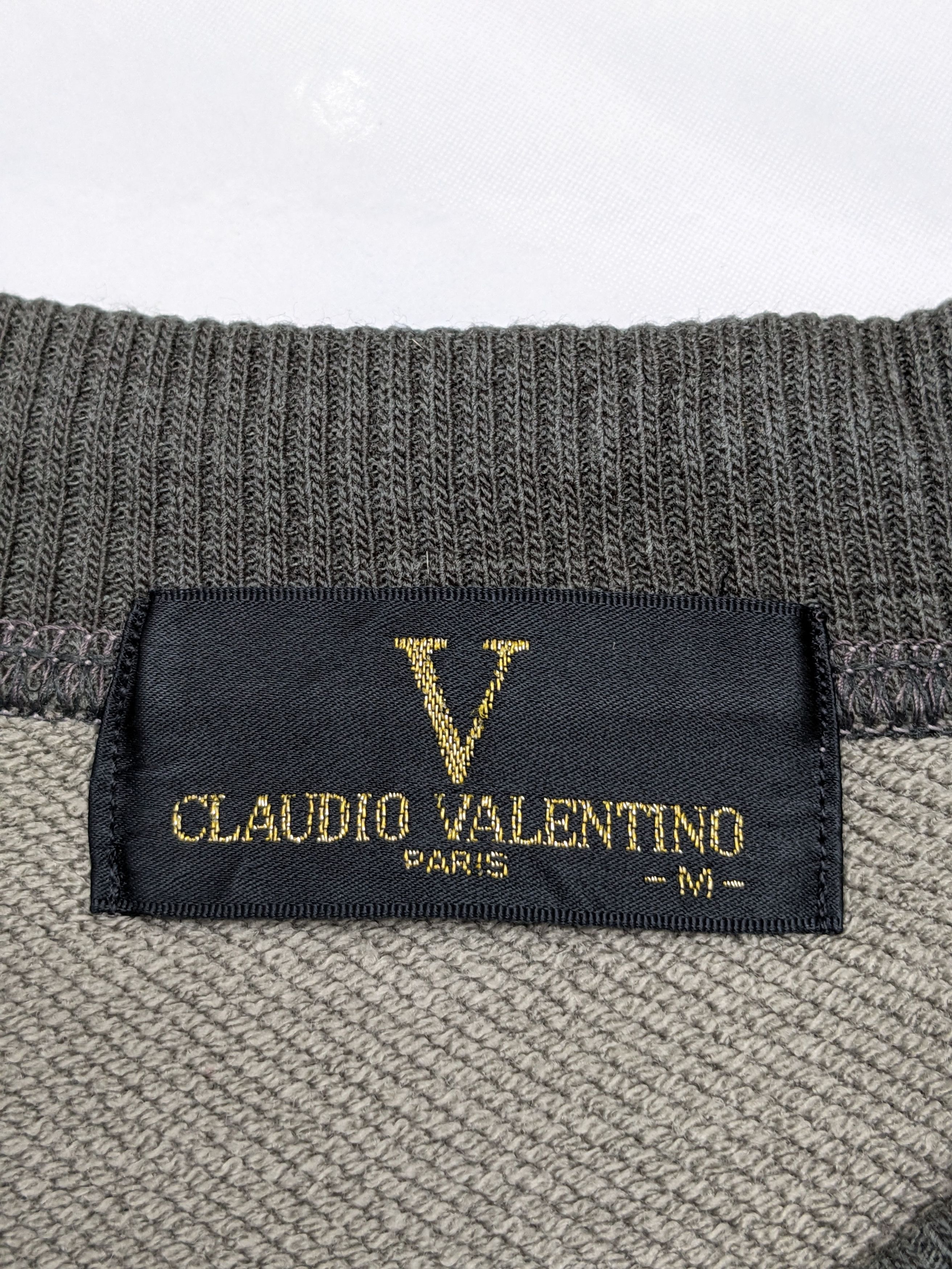 Valentino Vintage CLAUDIO VALENTINO PARIS Embroidered Sweatshirt Size US M / EU 48-50 / 2 - 9 Thumbnail