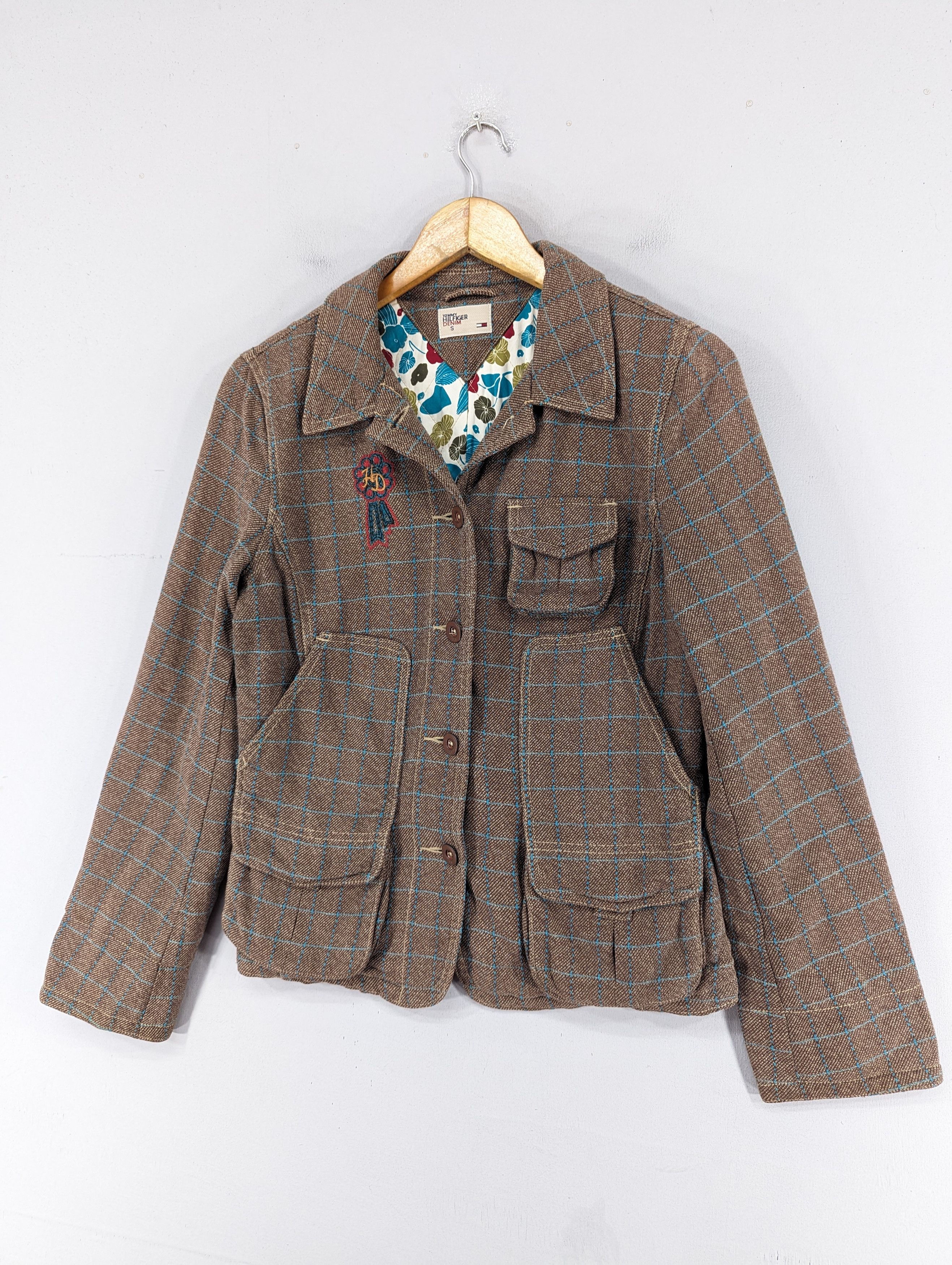 Tommy Hilfiger Tommy Hilfiger Denim Blazer Jacket Brown Size S / US 4 / IT 40 - 2 Thumbnail