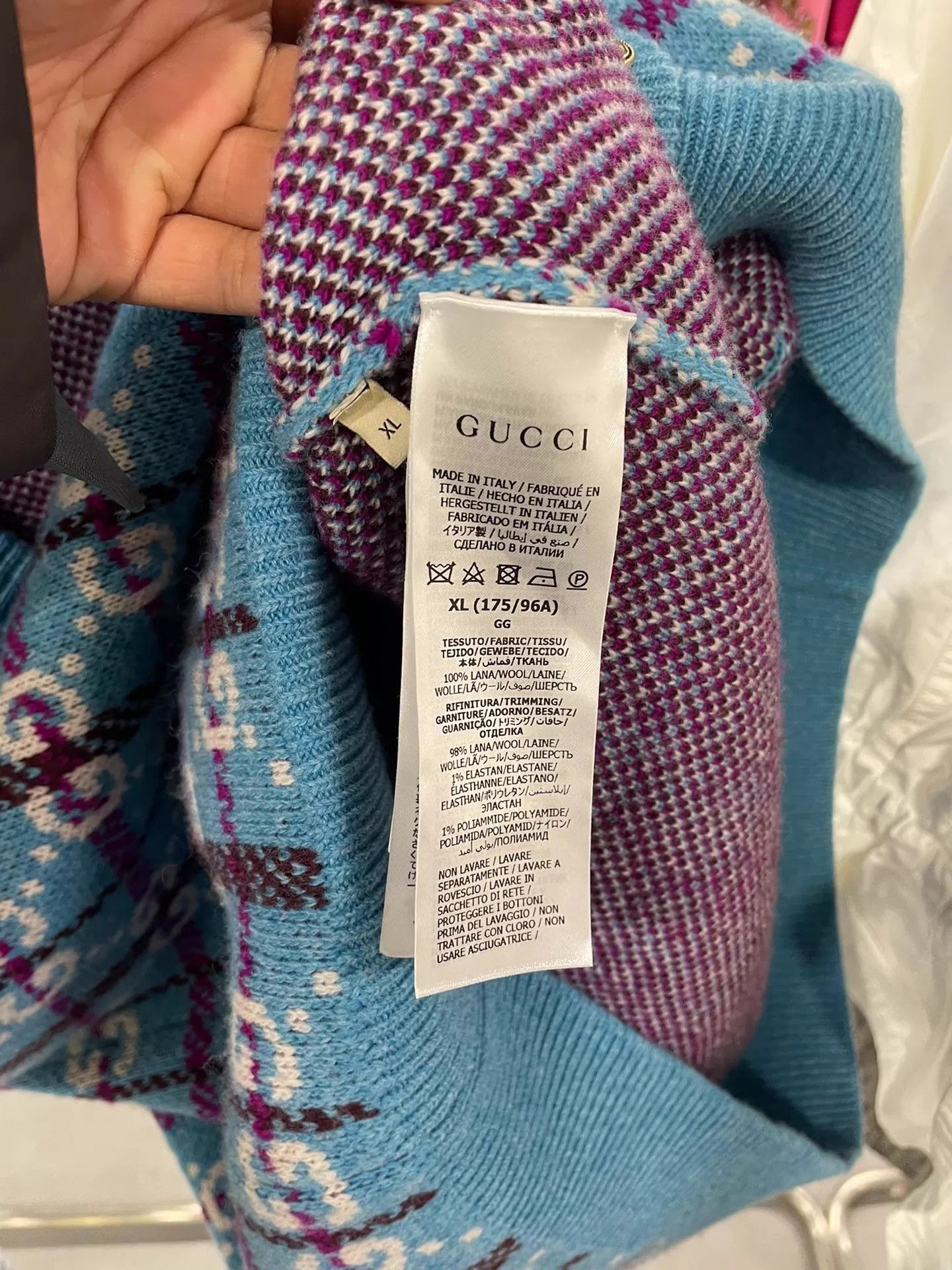 Gucci Gucci GG All-Over Knit Cardigan XL New Size XL / US 12-14 / IT 48-50 - 4 Thumbnail