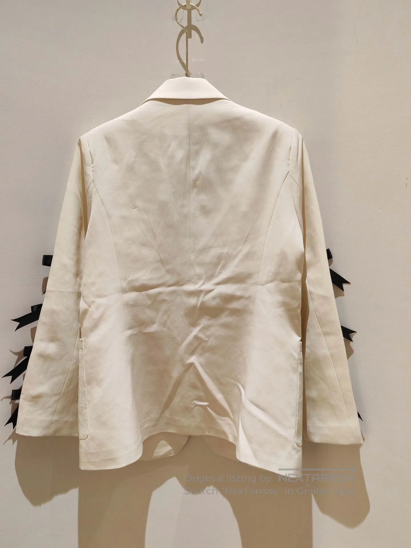 Other Herlian White Bow Detail Blazer. Size S / US 4 / IT 40 - 2 Thumbnail