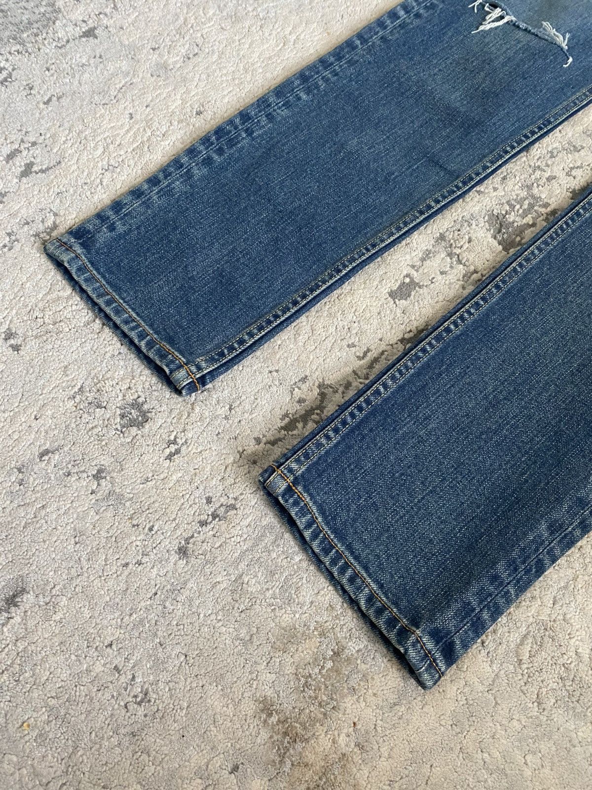Undercover 2023 AW "Komische" Hand Denim Pants Size US 32 / EU 48 - 6 Thumbnail