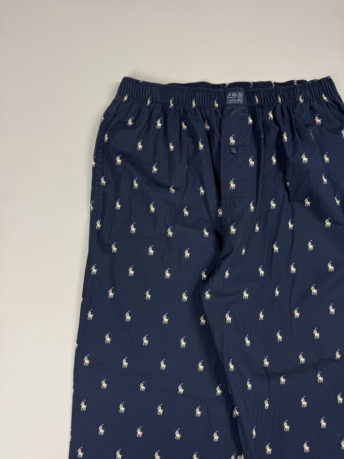 Polo Ralph Lauren Polo Ralph Lauren Sleepwear Monogram Multilogopants Trousers Size US 32 / EU 48 - 6 Thumbnail