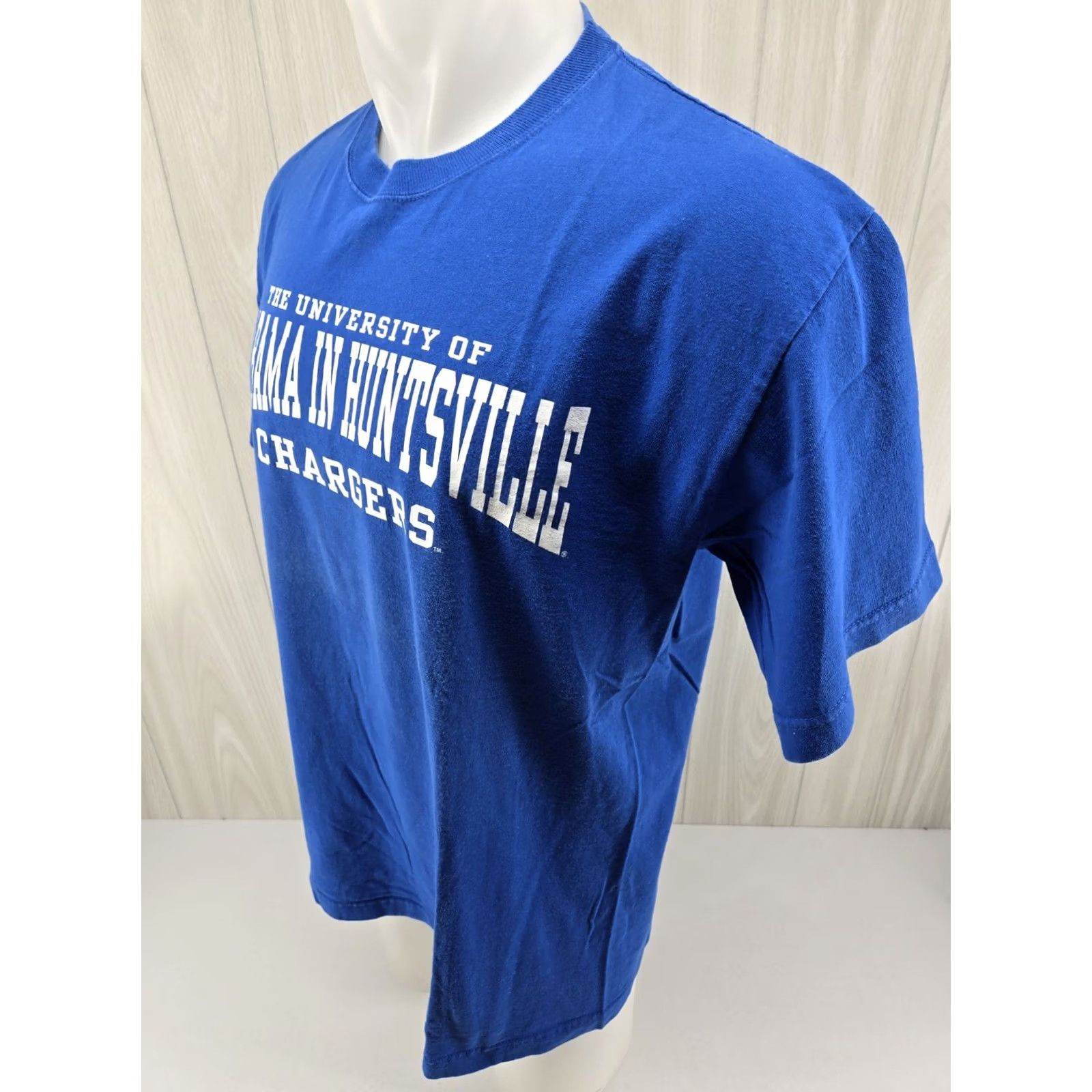 Jerzees UAH Chargers T Shirt BLUE LARGE Jerzees University Huntsville USA Size US L / EU 52-54 / 3 - 5 Thumbnail
