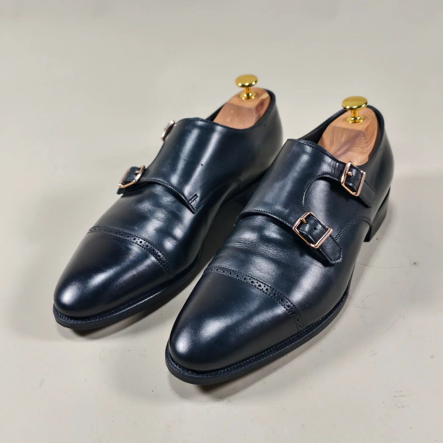 John Lobb John Lobb Prestige Collection Philip II Double Buckle Shoes Size US 9.5 / EU 42-43 - 1 Thumbnail