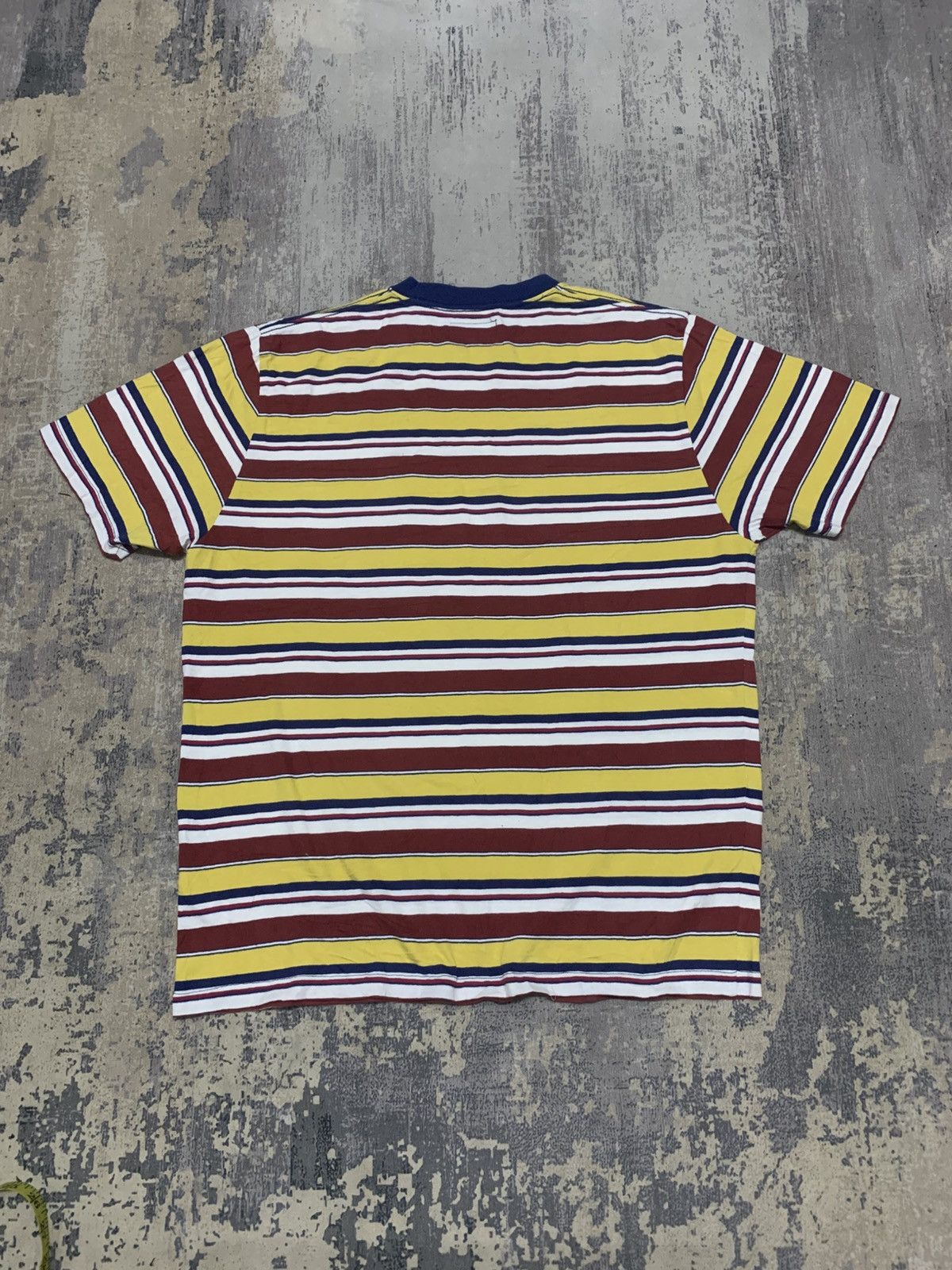 Beams Plus Japanese Brand BEAMS Plus japan multicolor striped tee Size US L / EU 52-54 / 3 - 4 Thumbnail
