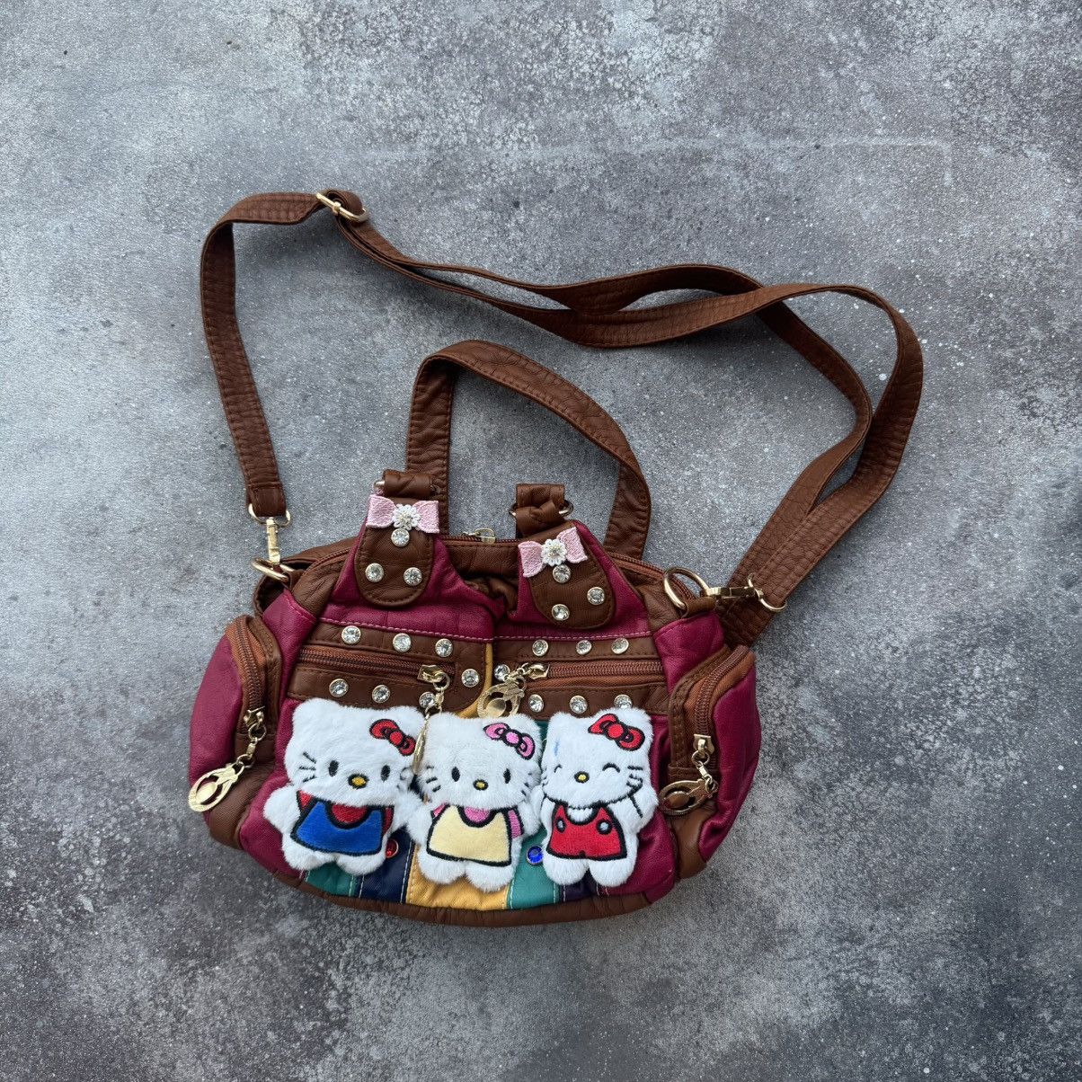 Hysteric Glamour Hello Kitty Y2K Glam Faux Leather Crossbody Bag, Women's