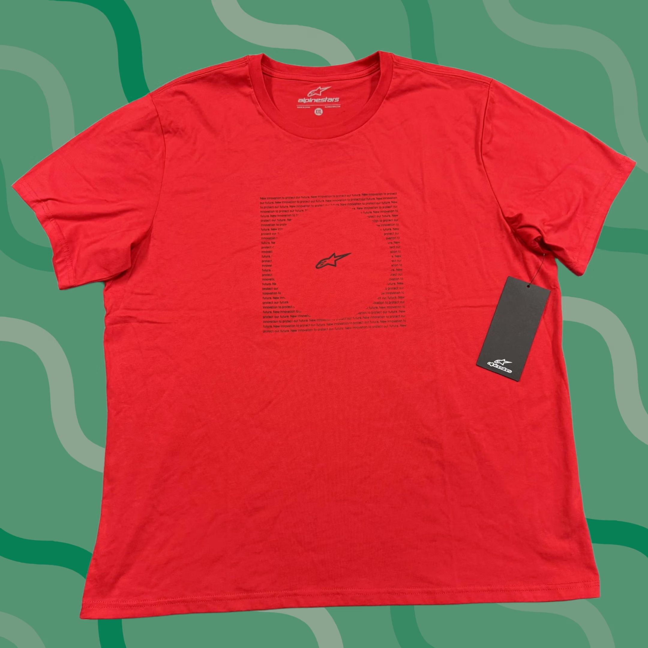 Alpinestars Alpinestars Shirt Mens 2XL Red Graphic Tee Logo Short Sleeve Crew Neck Size US XXL / EU 58 / 5 - 1 Thumbnail
