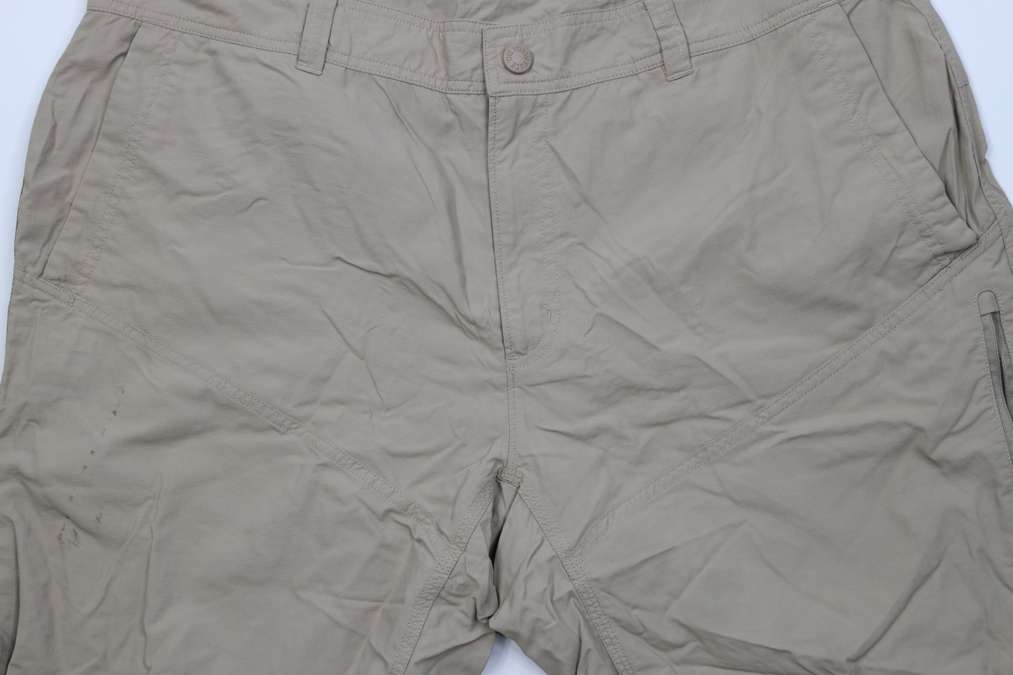The North Face Vintage Y2K The North Face Spell Out Trekking Shorts Beige Size US 40 / EU 56 - 3 Thumbnail