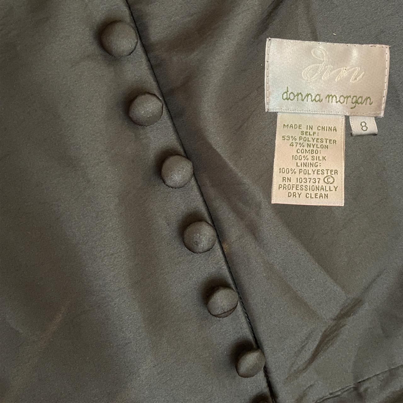 Donna Morgan 90'S 100% SILK Donna Morgan DRESS w/gems & silk straps sz 8 Size M / US 6-8 / IT 42-44 - 3 Thumbnail