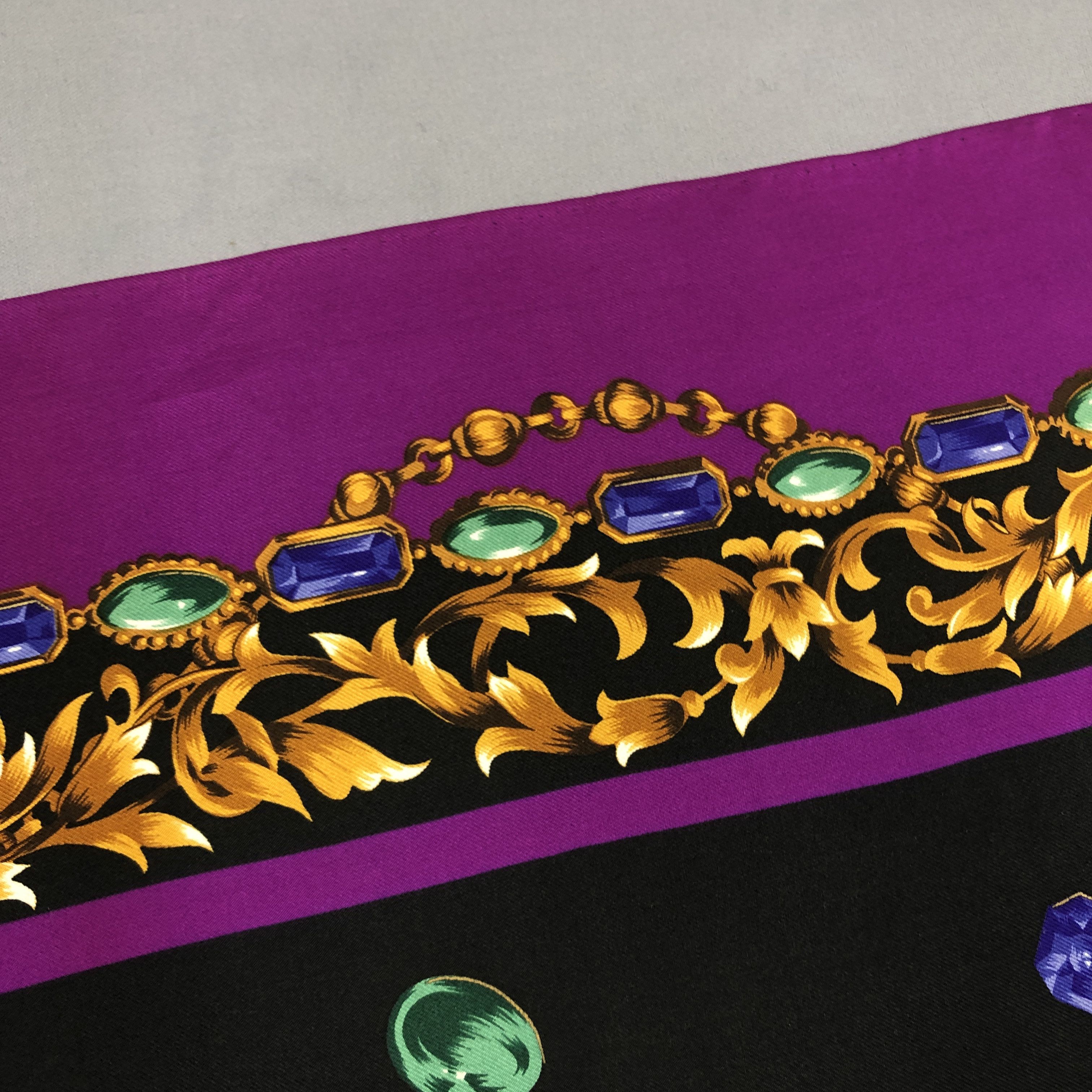 Valentino × Vintage Vintage Valentino Garavani SILK Scarf Stole Wraps Scarves Size ONE SIZE - 13 Thumbnail