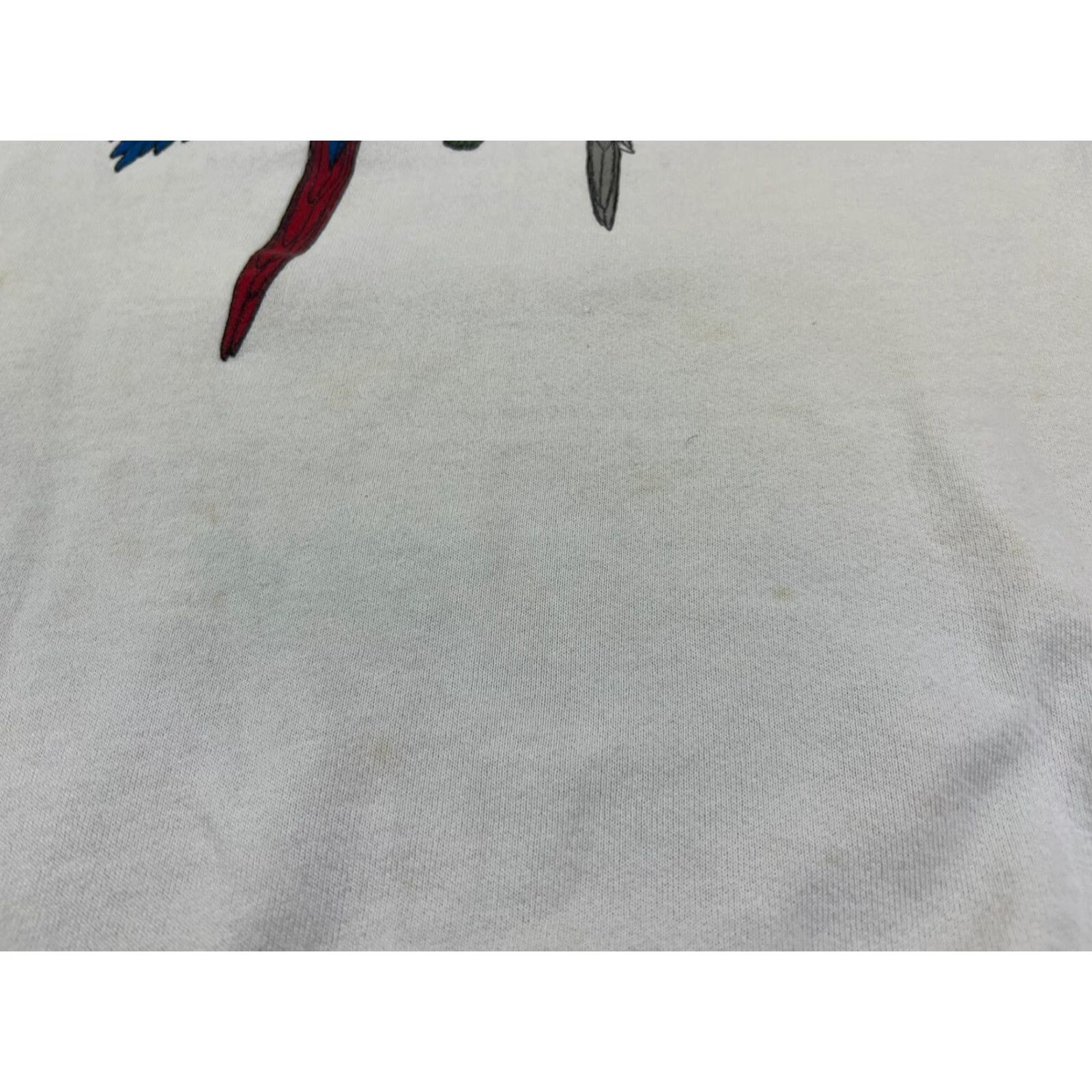 Vintage VINTAGE Parrot Birds Kaytee Nutrition White Sweatshirt XL Unisex Adults Size XL 90s Screen Stars Pullover Birds Theme Smoking? Size US XL / EU 56 / 4 - 5 Thumbnail