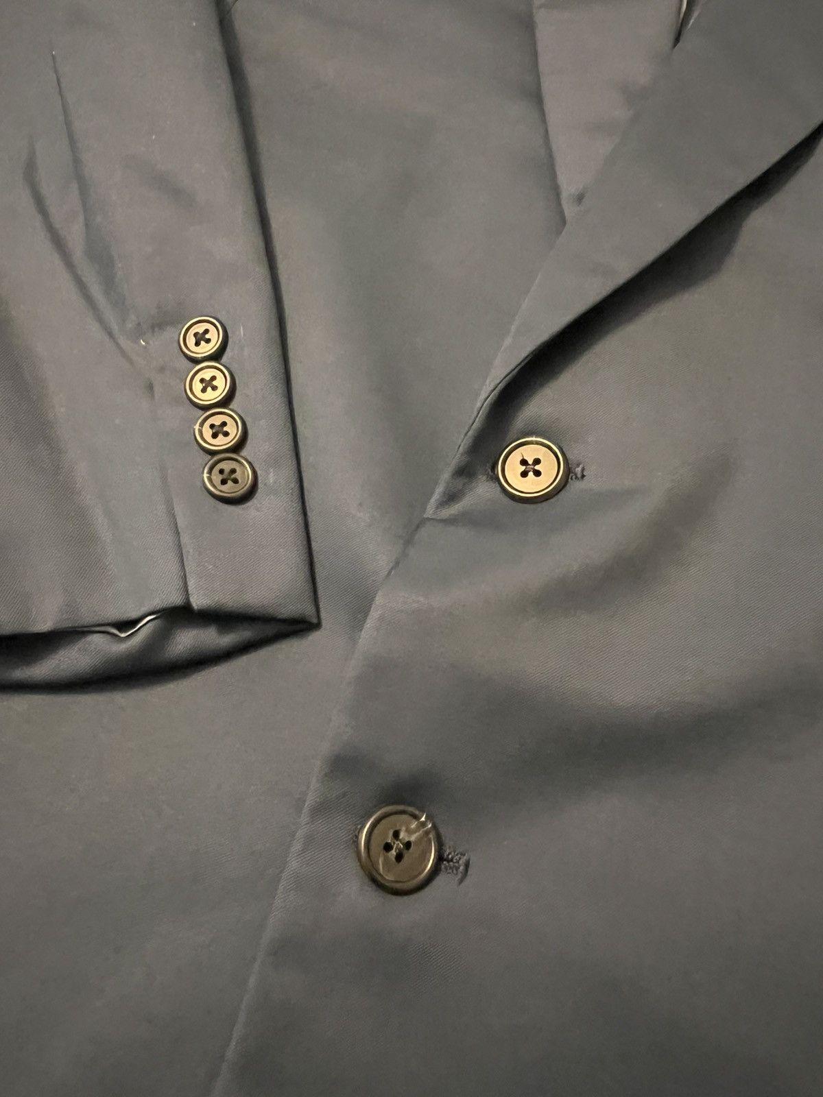 Vintage EXECUTIVE COLLECTION CUSTOM BLUE BLAZER- MENS- VINTAGE Size 46L - 2 Thumbnail