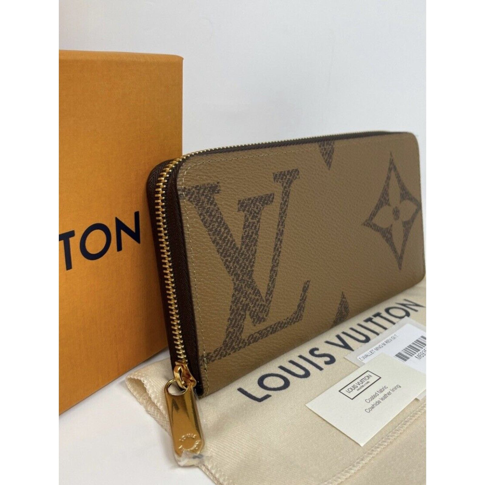 Louis Vuitton Louis Vuitton Zippy Wallet Reverse Monogram Giant Brown Size ONE SIZE - 6 Thumbnail