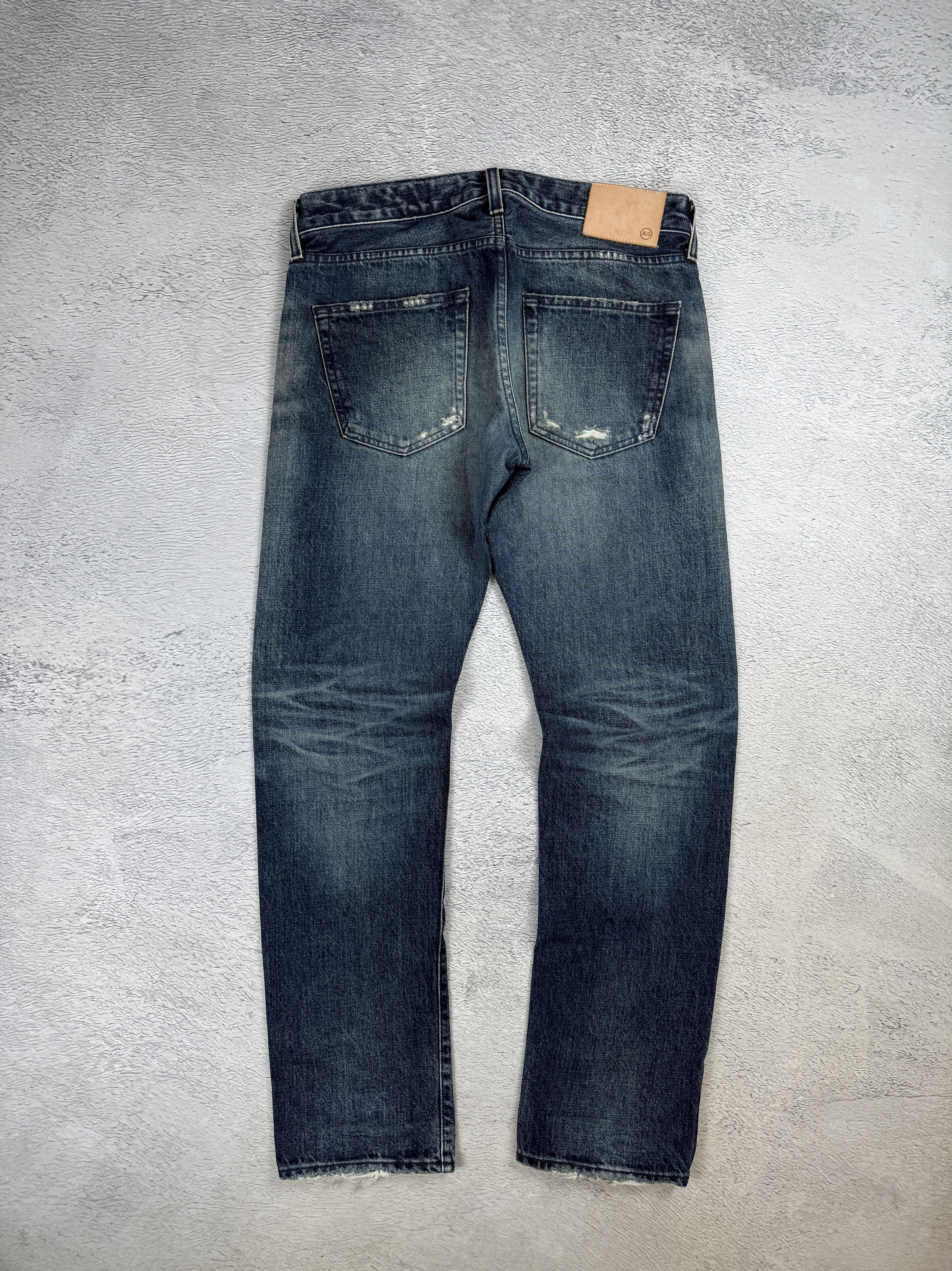 AG Adriano Goldschmied AG Adriano Goldschmied Denim Jeans Blue Ripped Aged Med Size US 32 / EU 48 - 2 Thumbnail
