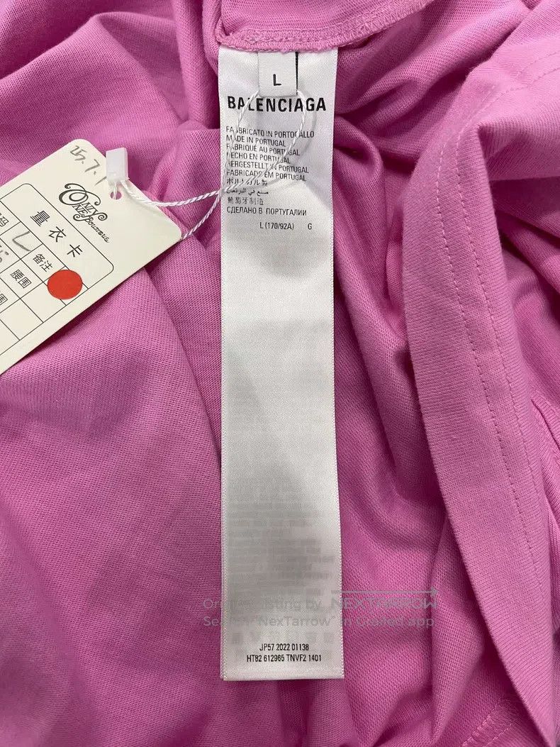 Balenciaga Balenciaga Pink short sleeve T-shirt, size L Size US L / EU 52-54 / 3 - 5 Thumbnail