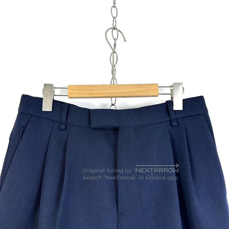 Louis Vuitton Louis Vuitton Navy Straight Leg Suit Pants Size US 40 / EU 56 - 3 Thumbnail