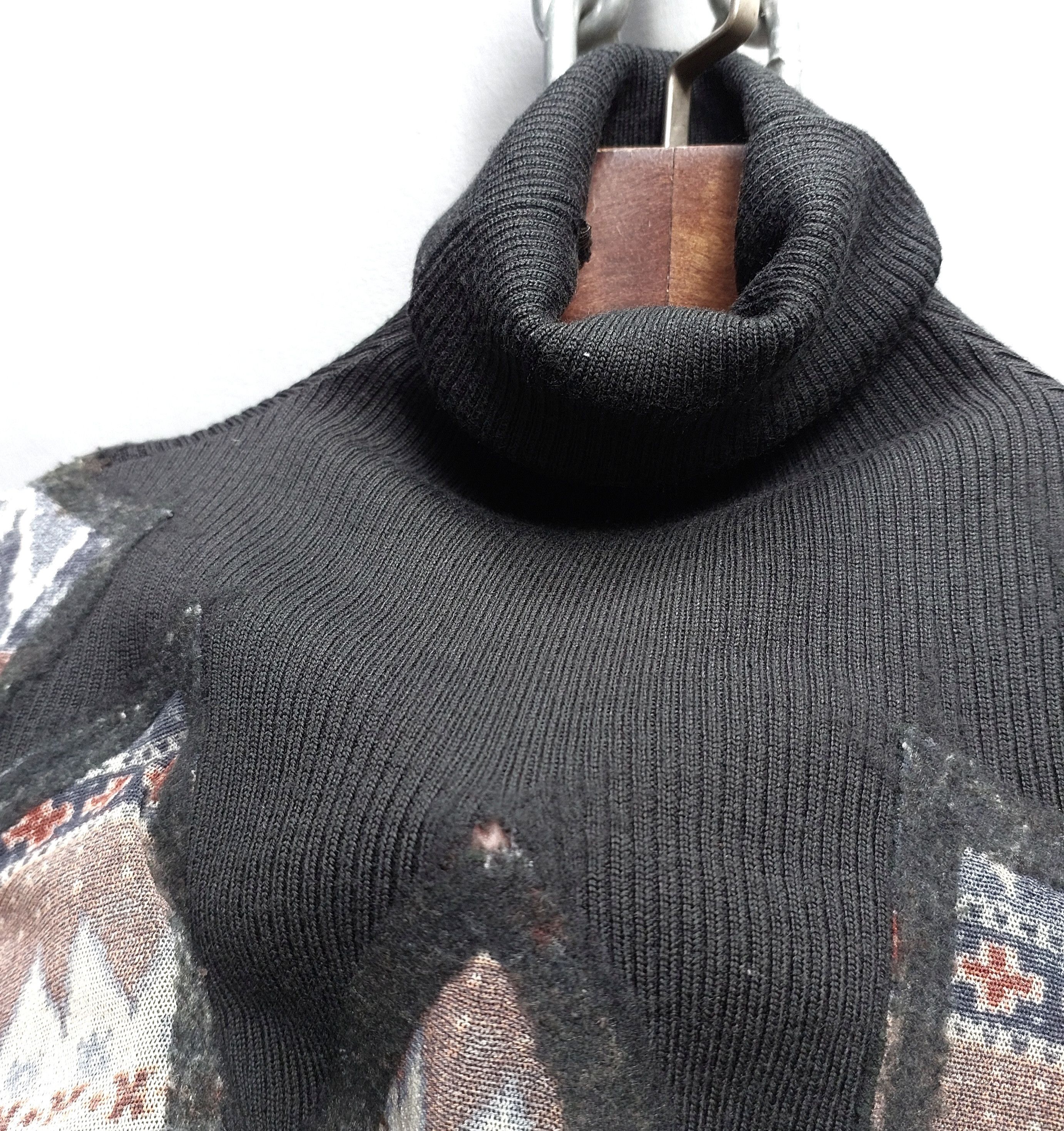 Jean Paul Gaultier Jean Paul Gaultier Tribal Print Mesh Long Sleeve Top Size XL / US 12-14 / IT 48-50 - 11 Thumbnail