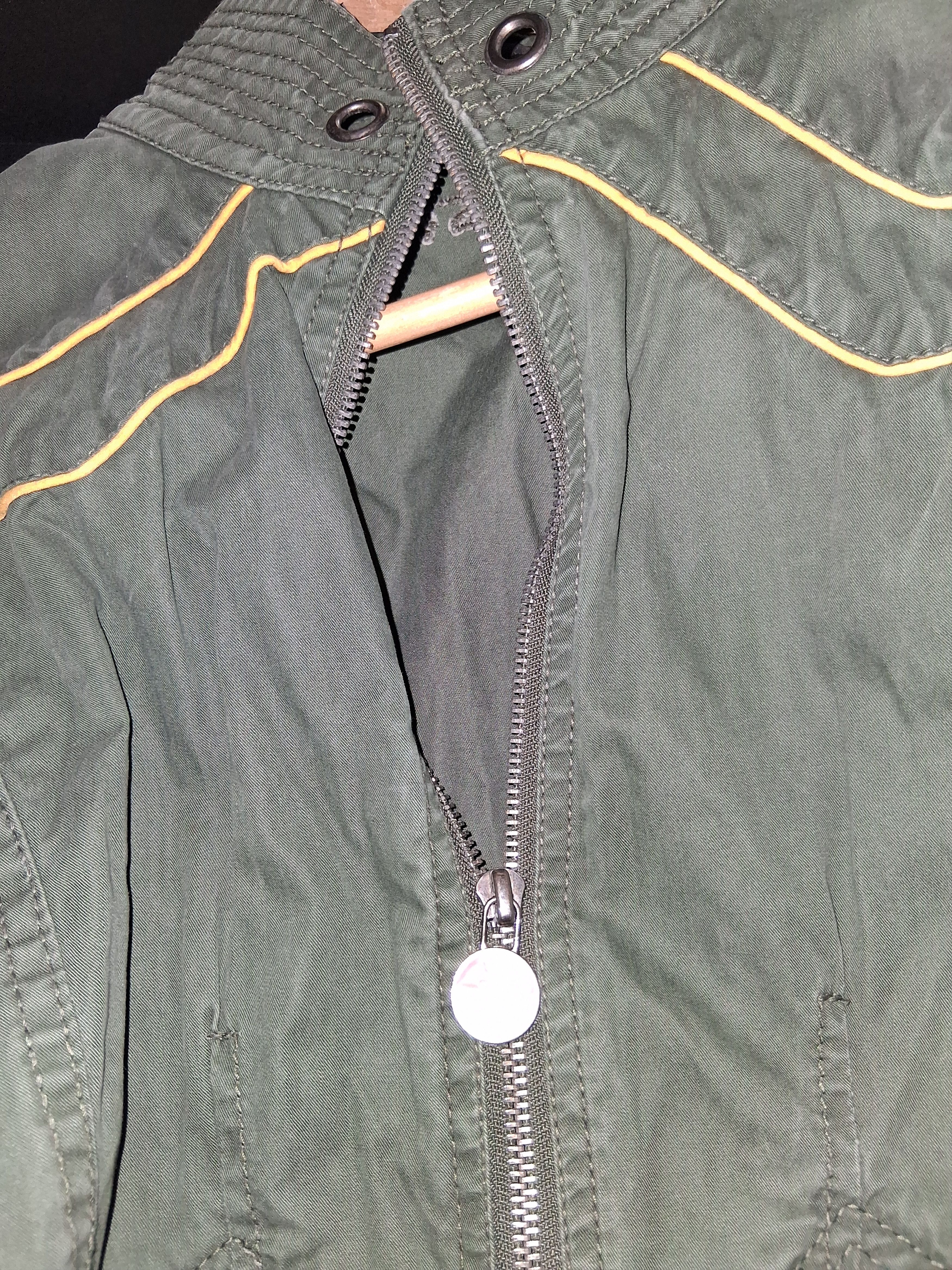 Diesel RARE Vintage DIESEL Y2K Military Utility Zip Jacket Dress Size M / US 6-8 / IT 42-44 - 5 Thumbnail