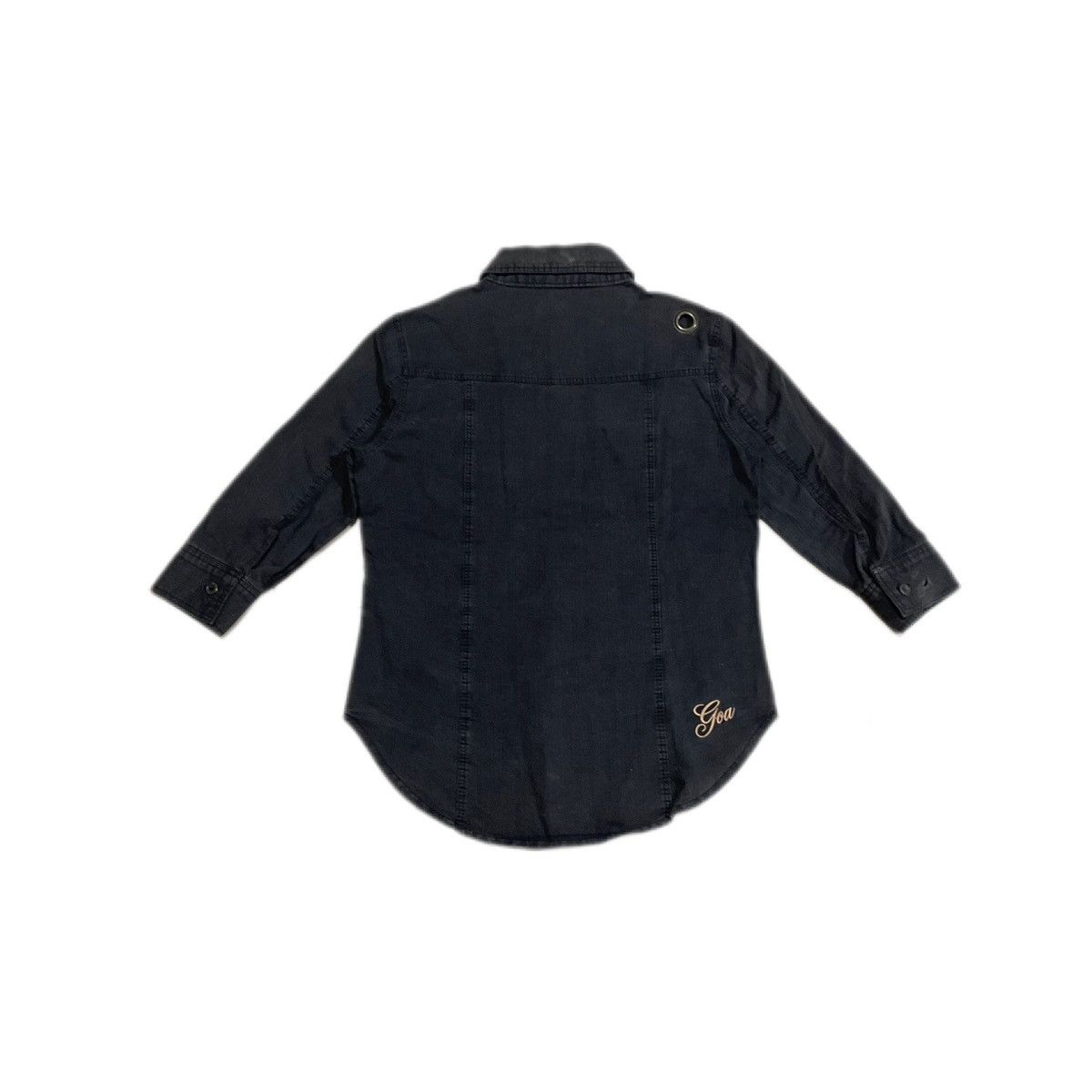 Hysteric Glamour × If Six Was Nine × Japanese Brand 🔥Sick Y2K Goa Eyelet Shirt Size US S / EU 44-46 / 1 - 2 Thumbnail