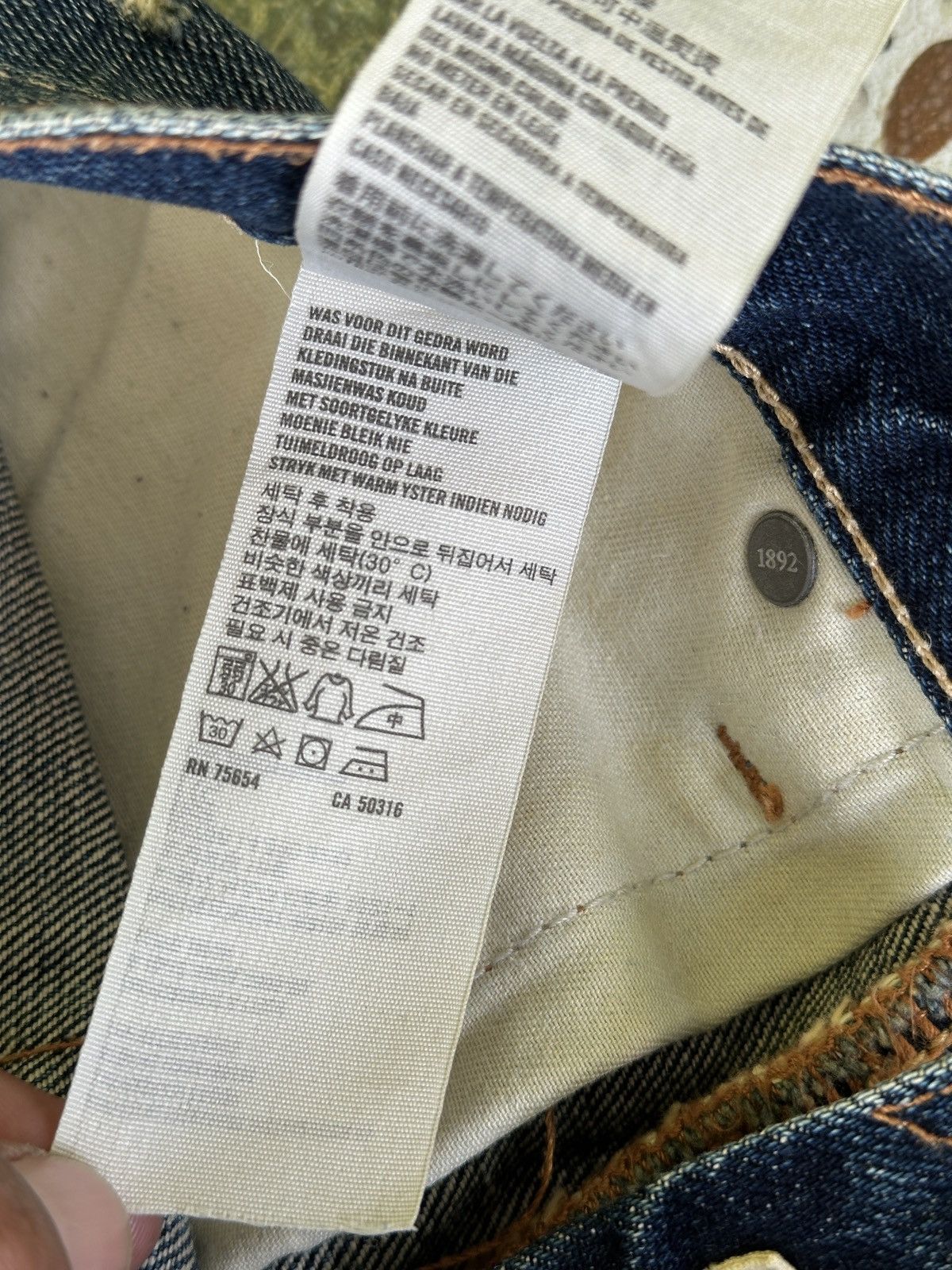 Vintage Distress Denim💥 Abercrombie & fifth Distress Fashion💥 Size US 30 / EU 46 - 8 Thumbnail