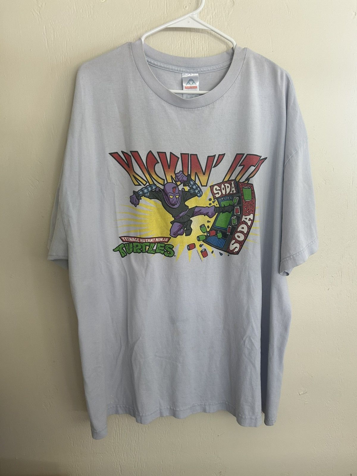 Vintage Vintage TMNT Kickin’ It Foot Clan Graphic Tee Ninja Turtles Size US XXL / EU 58 / 5 - 1 Thumbnail