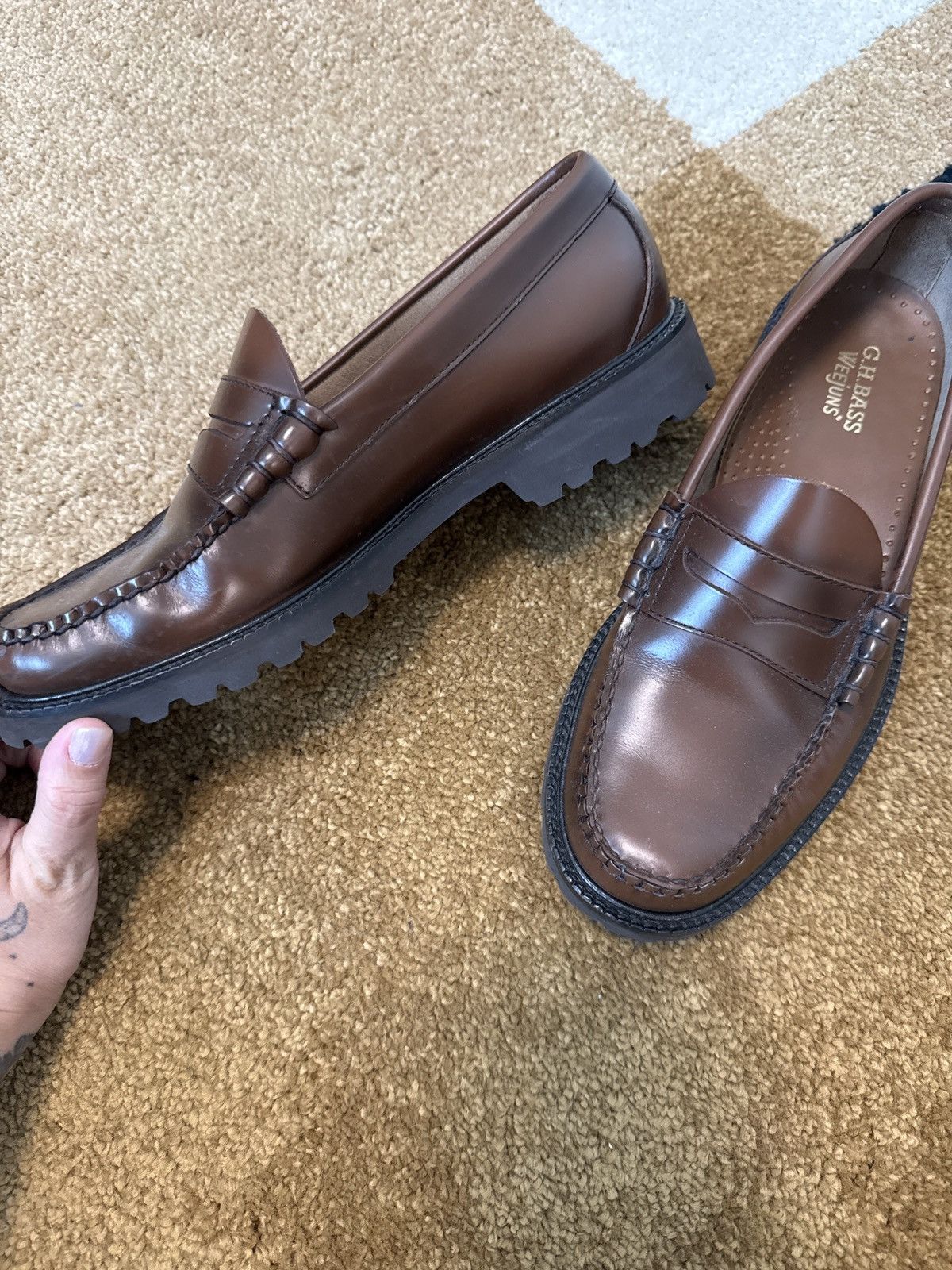 G.H. Bass & Co. Brown loafers g.h bass Size US 8 / EU 41 - 2 Thumbnail