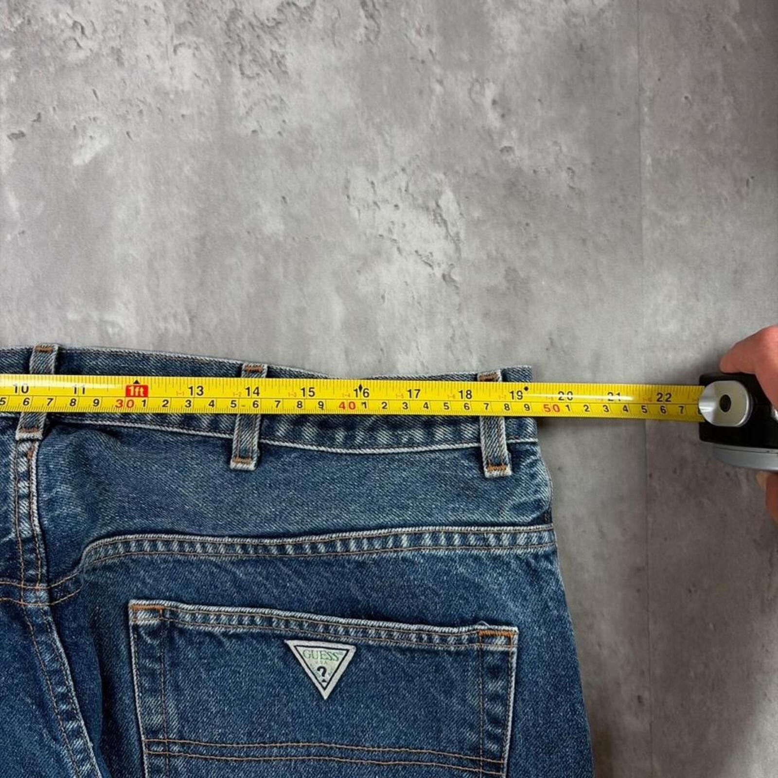 Other Y2K Blue Guess USA Grunge Baggy Skater Denim Jeans Size US 40 / EU 56 - 4 Thumbnail