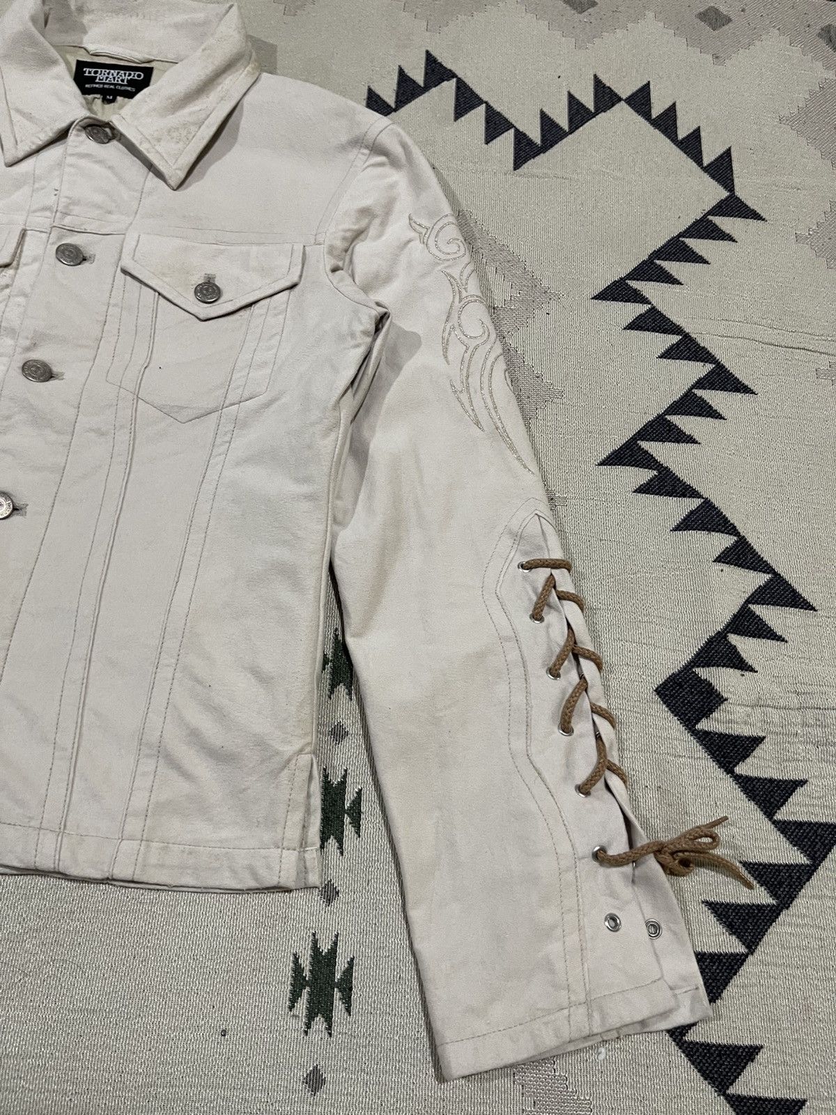 Tornado Mart 2000s TORNADO MART WESTERN STYLE TRIBAL SLEEVE JACKET Size M / US 6-8 / IT 42-44 - 16 Thumbnail