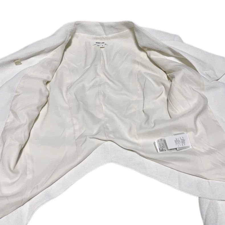 Helmut Lang Helmut Lang size 4Irregular shaped suit white jacket Rare p Size 48S - 5 Thumbnail