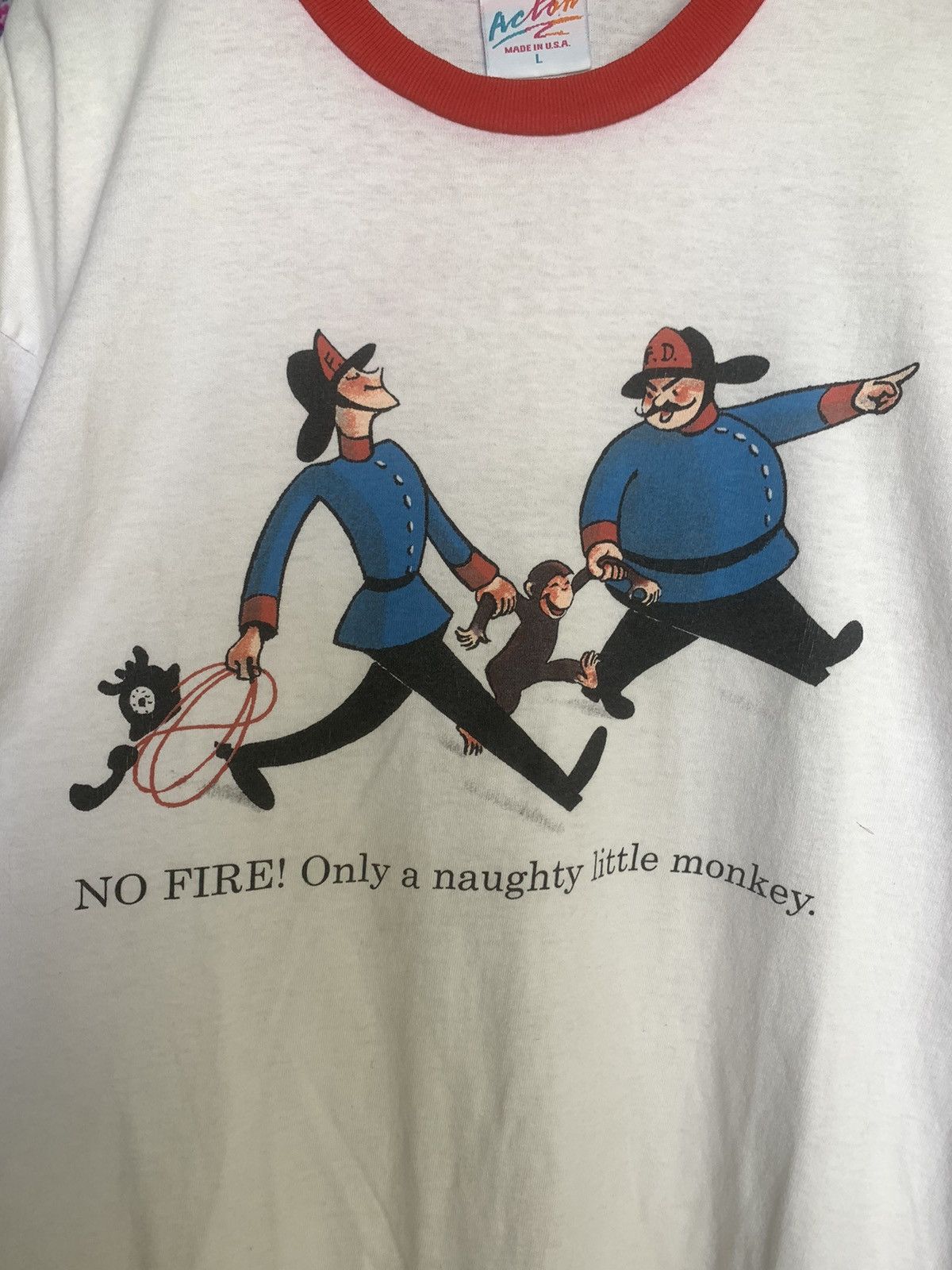 Cartoon Network × Vintage 🐒 Vintage 1995 Cartoon TV “ Curious George “ Size US L / EU 52-54 / 3 - 5 Thumbnail