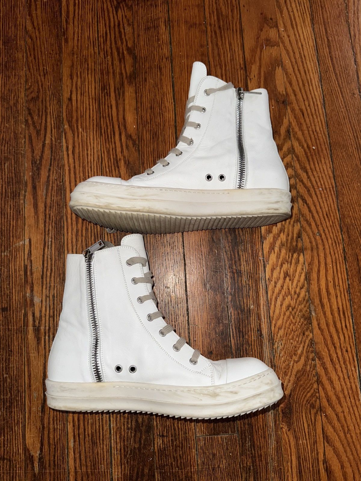 Rick Owens Rick Owens Mainline Ramones Triple Milk IT41.5 Size US 8.5 / EU 41-42 - 2 Thumbnail