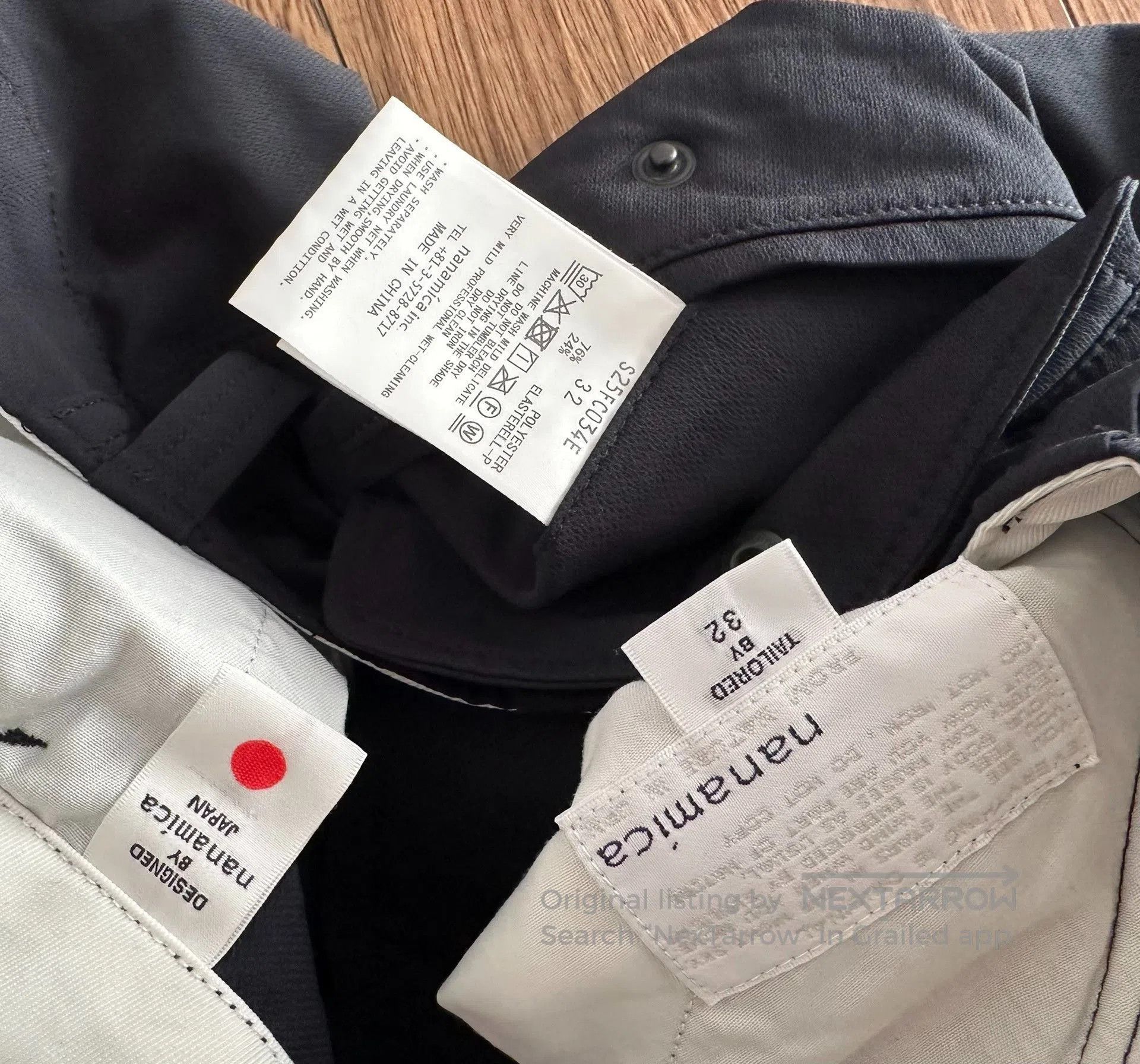 Nanamica nanamica alphadry field cargo pants navy. Size US 32 / EU 48 - 3 Thumbnail