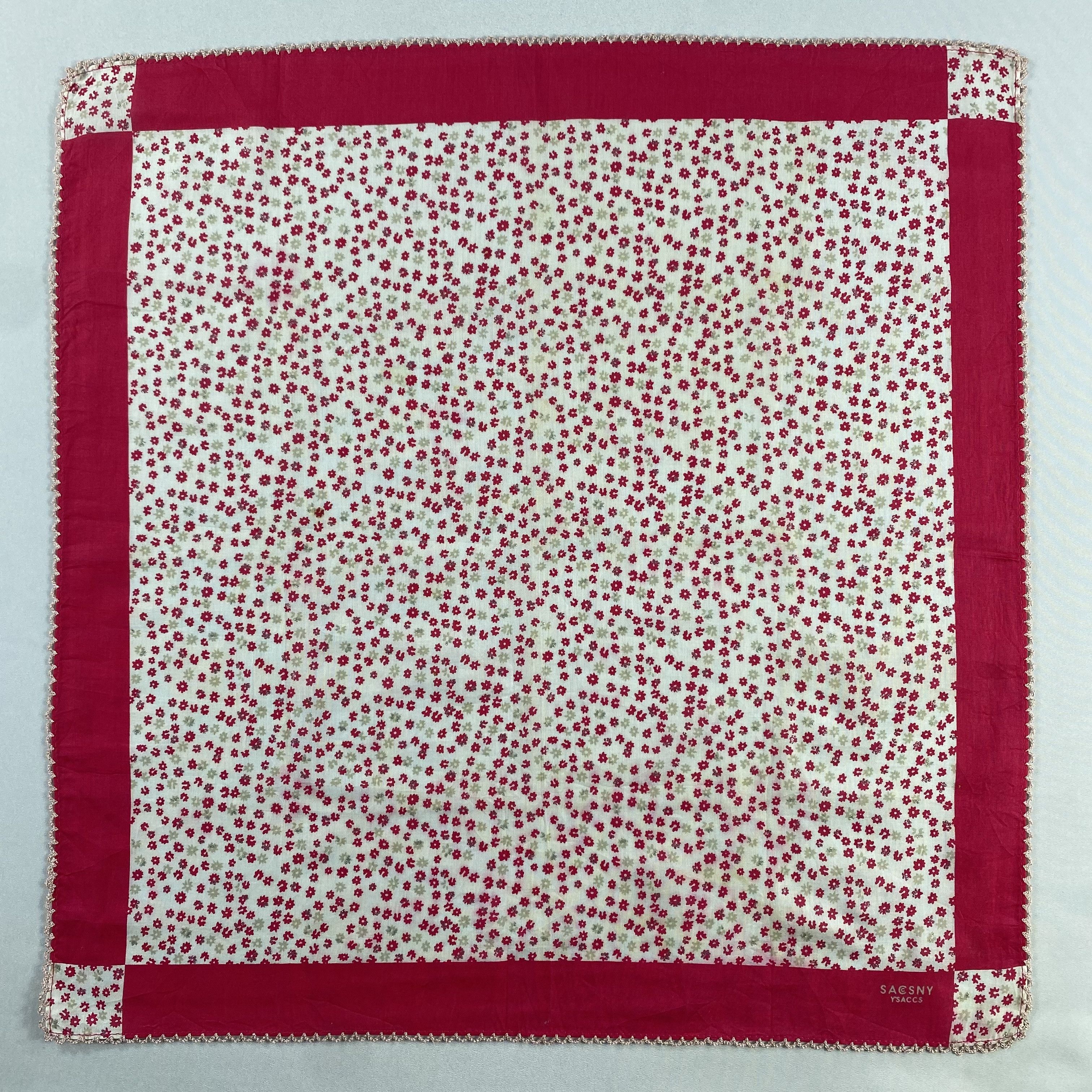 Vintage × Yohji Yamamoto Saccsny Ysaccs Handkerchief / Neckerchief / Bandana-P985 Size ONE SIZE - 1 Thumbnail