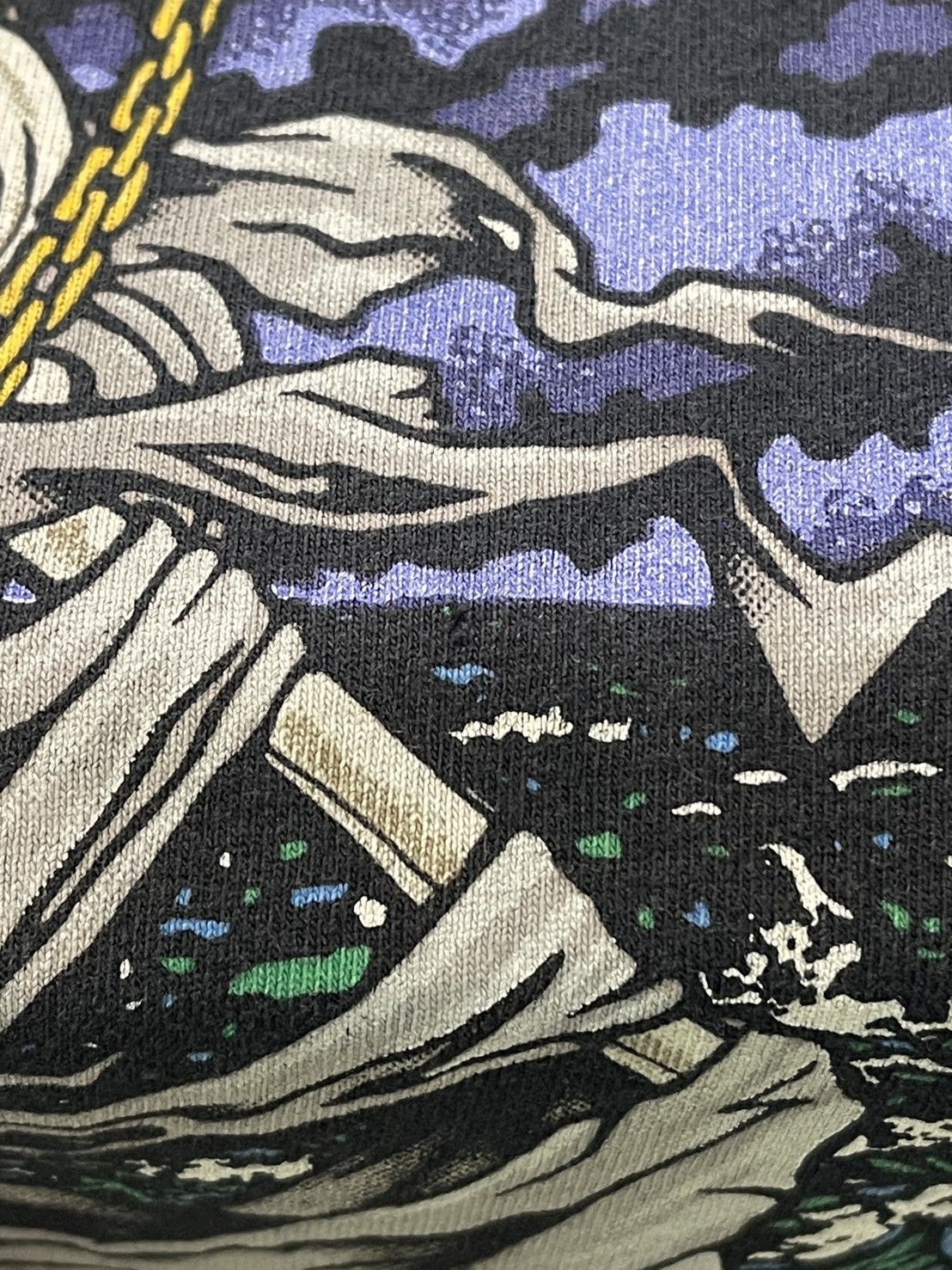 Liquid Blue × Vintage Vintage 1994 Liquid Blue Ian Bohorquez Grim Reaper Size US XL / EU 56 / 4 - 11 Thumbnail