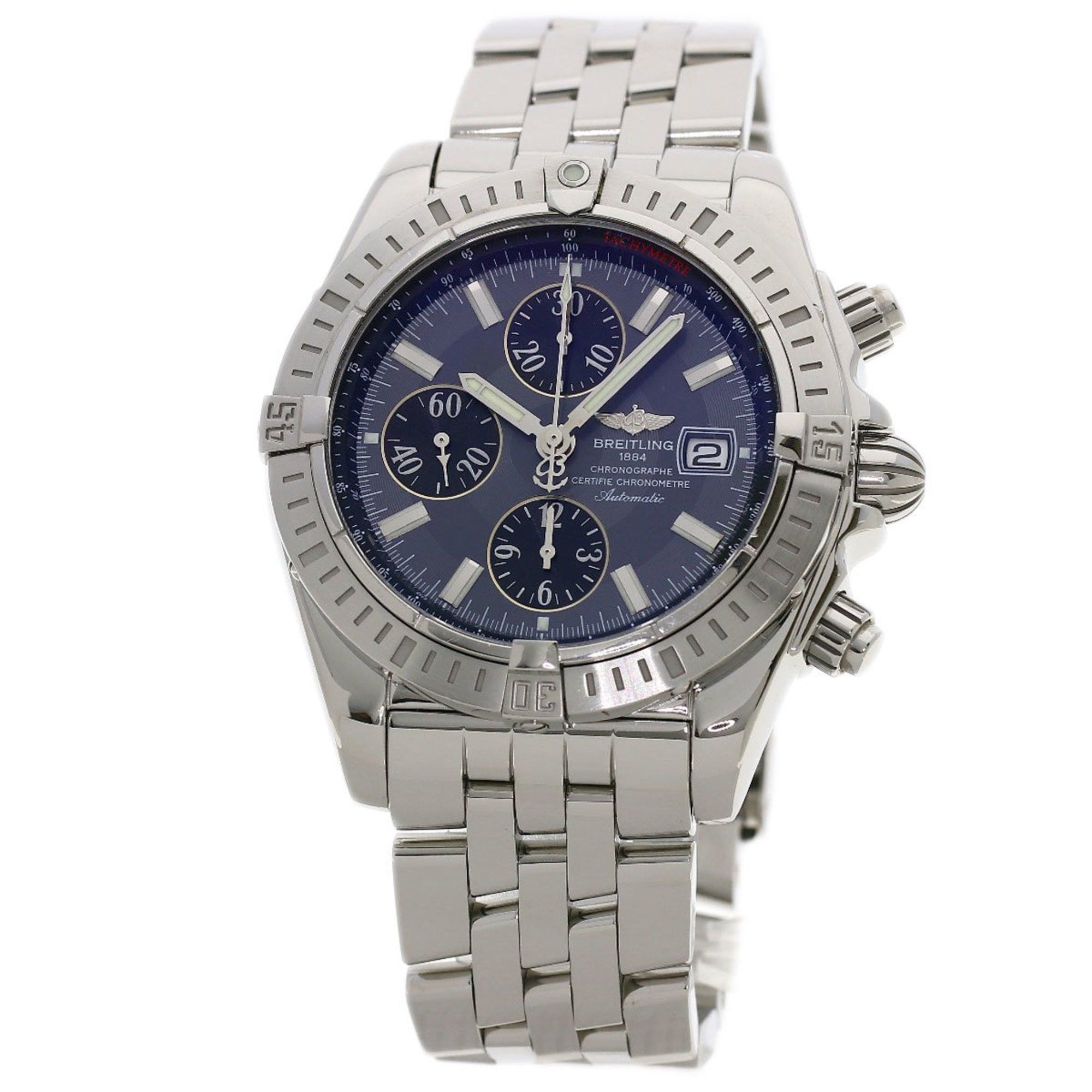 Breitling BREITLING A13356 Chronomat Evolution Watch Stainless Steel SS Men's Size ONE SIZE - 1 Thumbnail