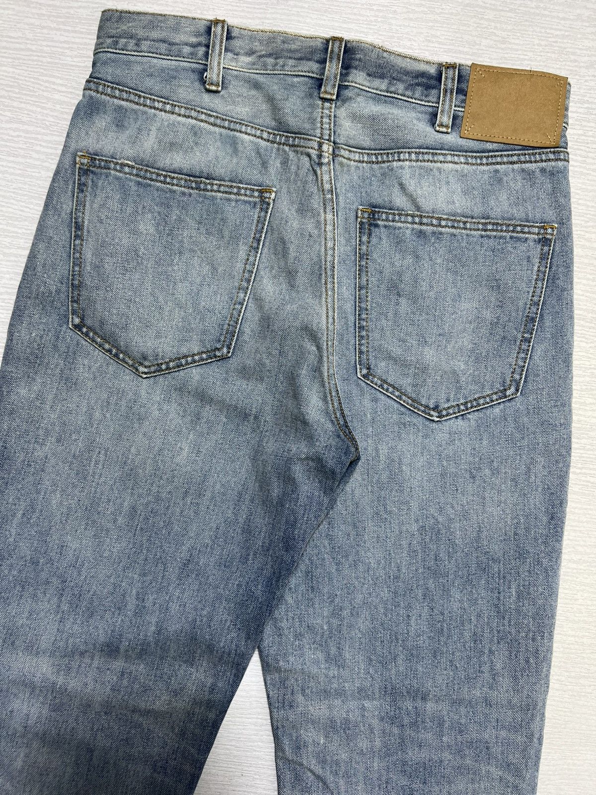 Celine Celine - Hedi Slimane - Raw Hem Distressed Denim Jeans Size US 28 / EU 44 - 7 Thumbnail