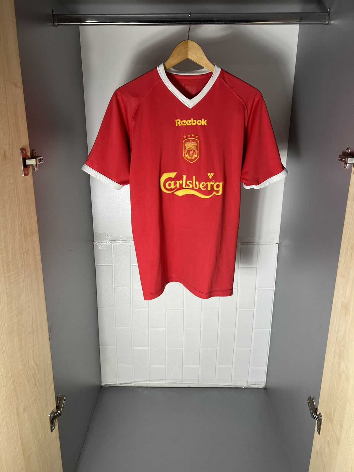 Reebok VINTAGE REEBOK FC LIVERPOOL ENGLAND SOCCER JERSEY RETRO 90s Size US M / EU 48-50 / 2 - 1 Thumbnail