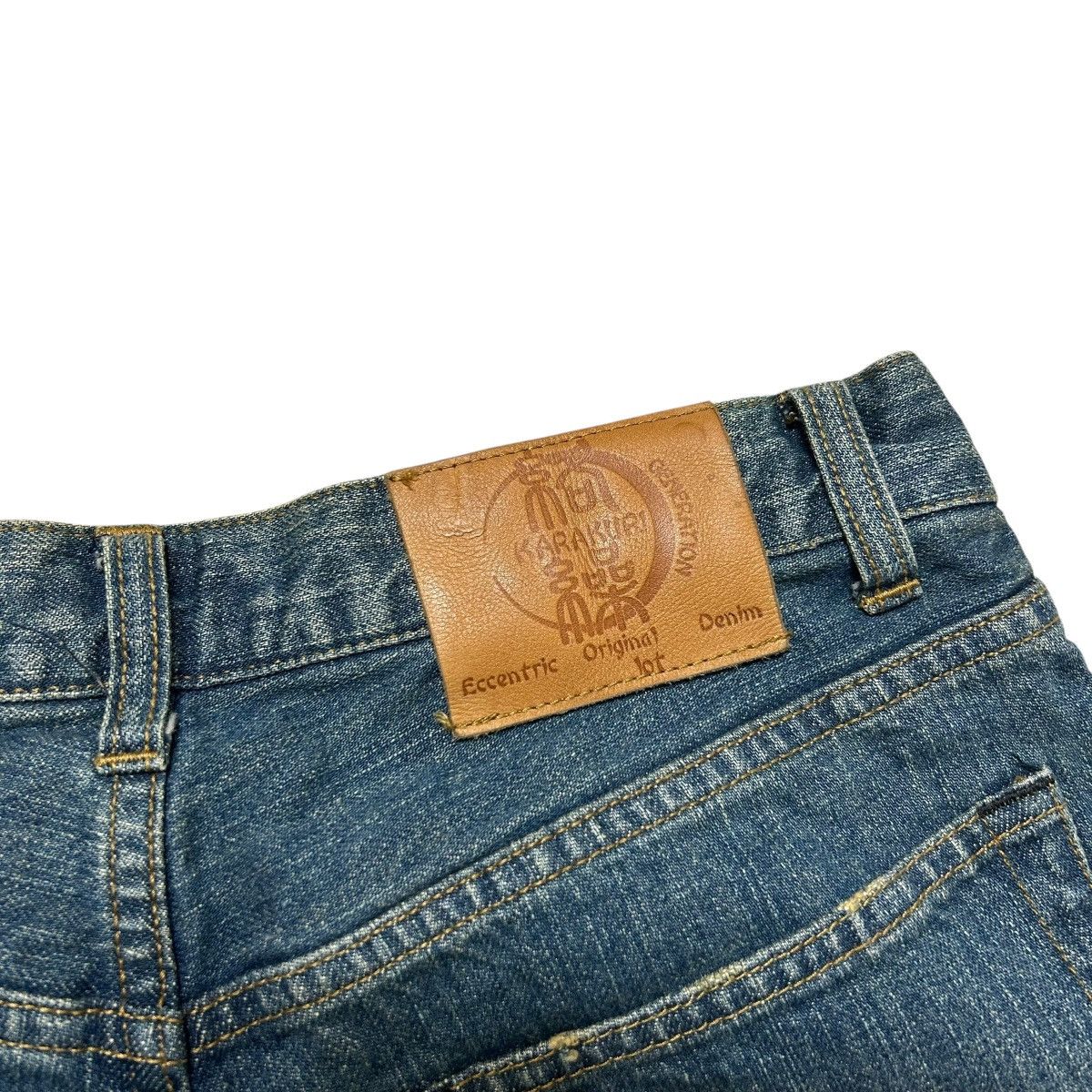 Karakuri Tamashii 369 Karakuri Tamashii jeans embroidered denim blue archive Size US 30 / EU 46 - 3 Thumbnail