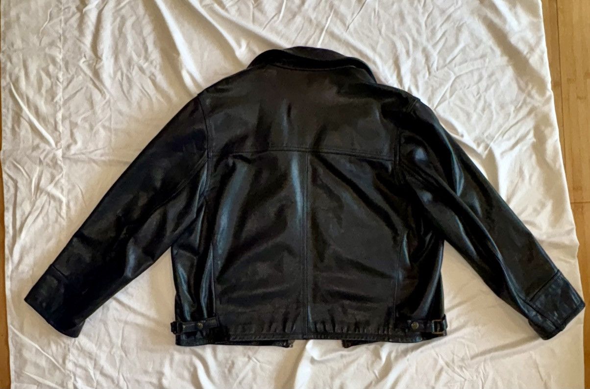Other OakWood Classic Outdoor Black Leather Jacket Size US XXL / EU 58 / 5 - 3 Thumbnail