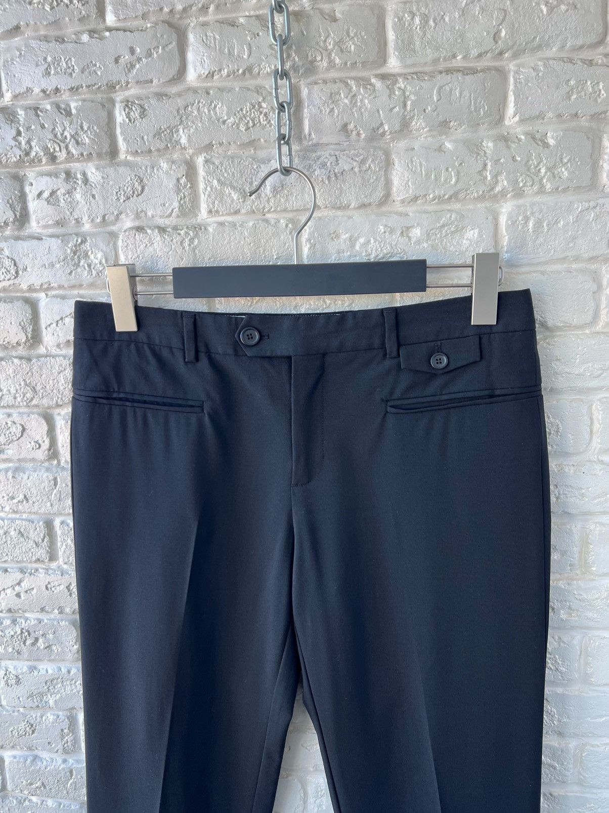 Maison Margiela Maison Martin Margiela Black Lana Wool Pants Trousers Size 28" / US 6 / IT 42 - 2 Thumbnail