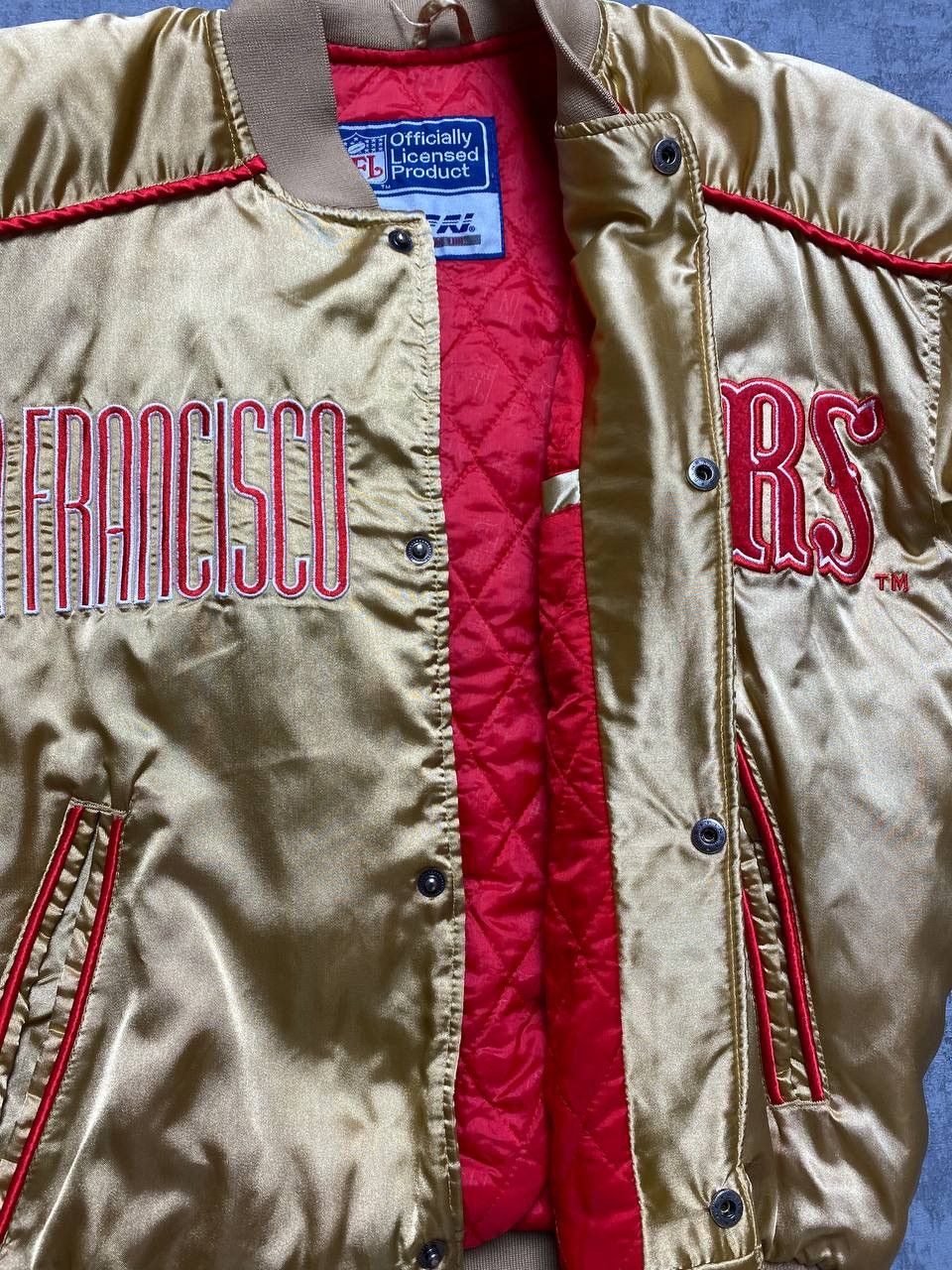 NFL VINTAGE SAN FRANCISCO 49ERS JACKET NFL CAMPRI TEAM LINE Size US M / EU 48-50 / 2 - 10 Thumbnail