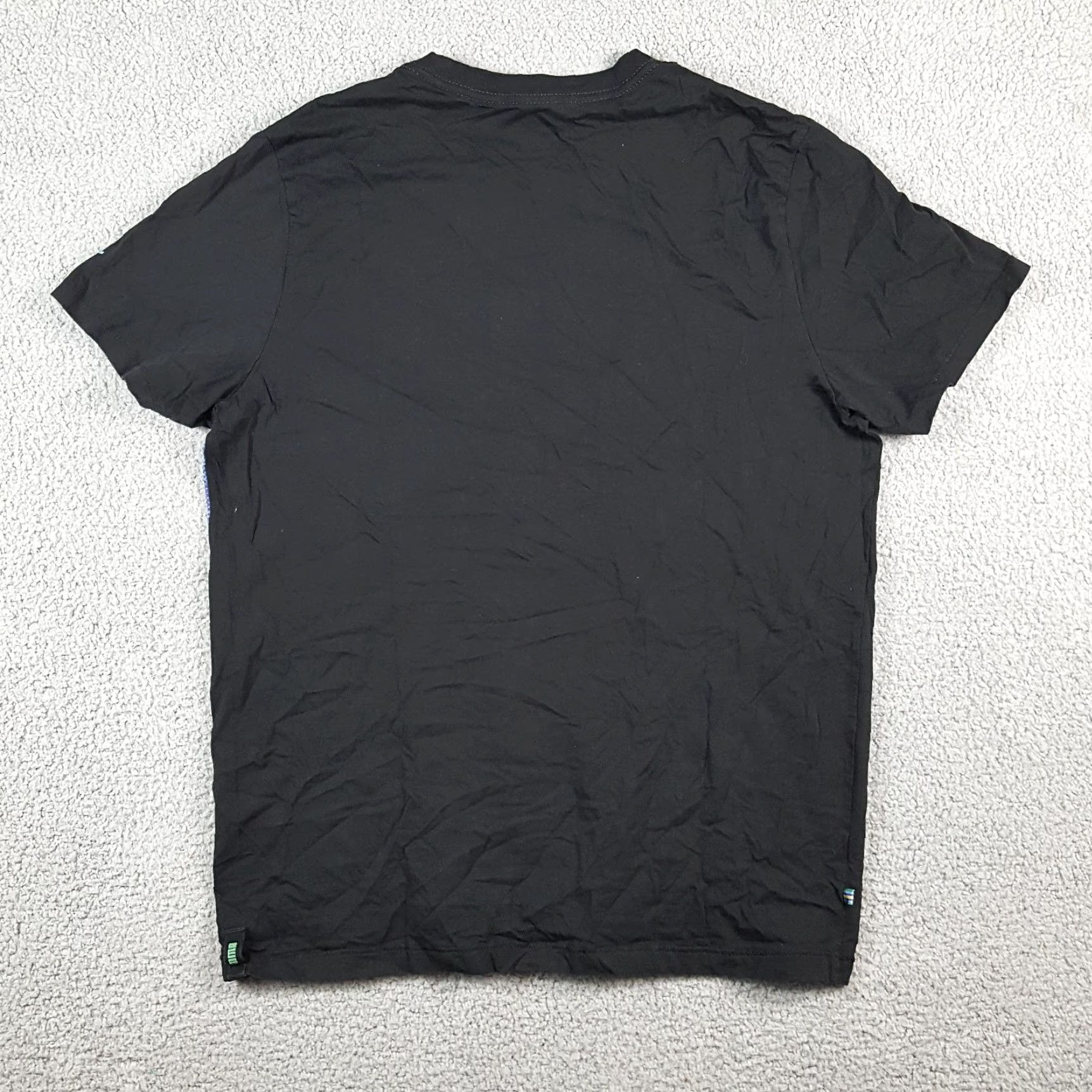 Puma VINTAGE PUMA T-Shirt Men's XL Black Neon Elephant Nature Animals Y2K 90s Jungle Retro Size US XL / EU 56 / 4 - 4 Thumbnail