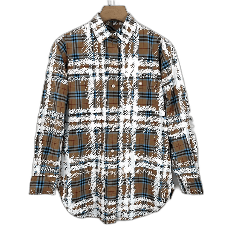 Burberry Burberry Check Plaid Long Sleeve Shirt Size XS / US 0-2 / IT 36-38 - 1 Thumbnail